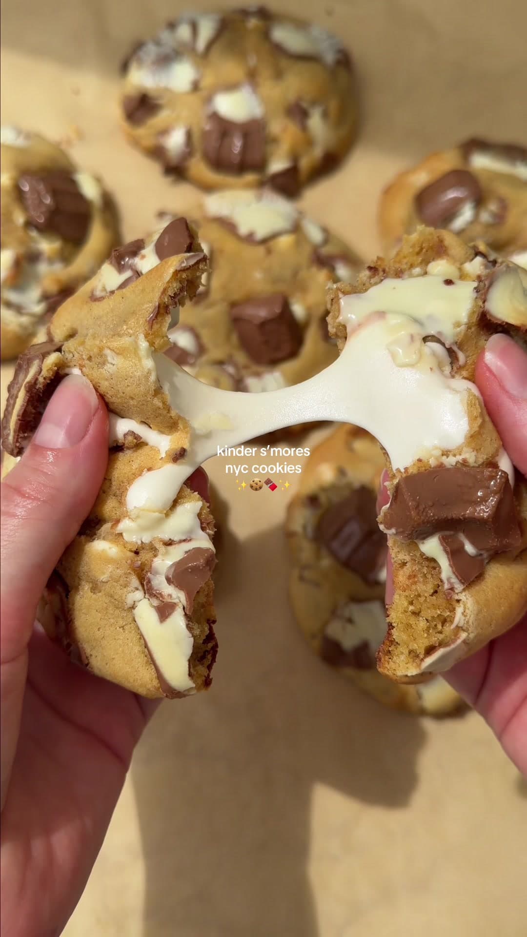 Stuffed S'mores Cookies