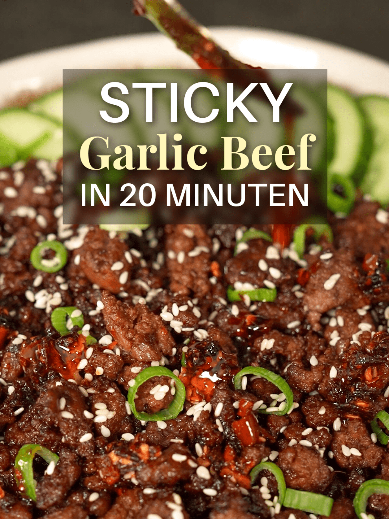 Sticky Garlic Beef