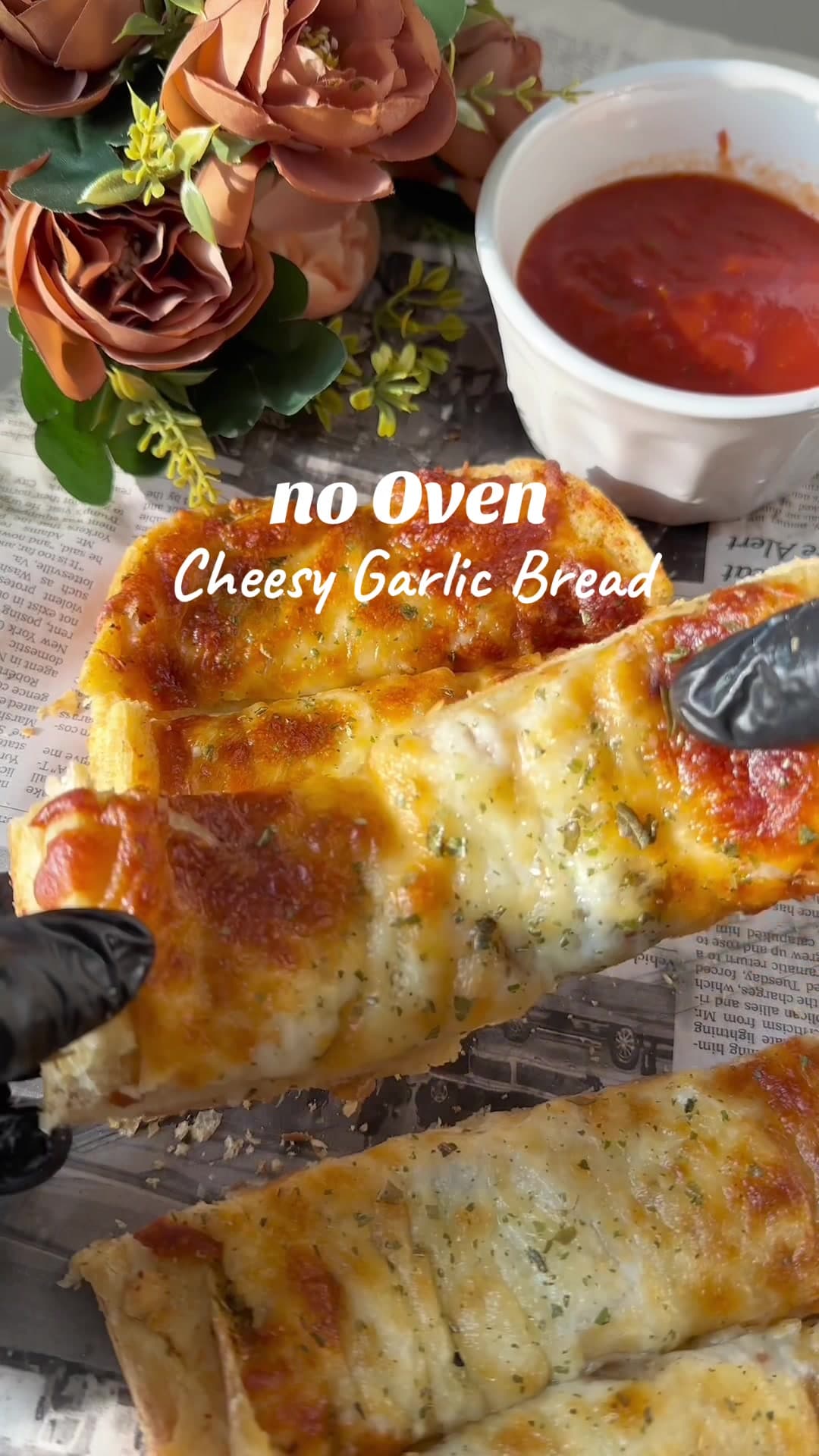 Easy Pan Garlic Bread
