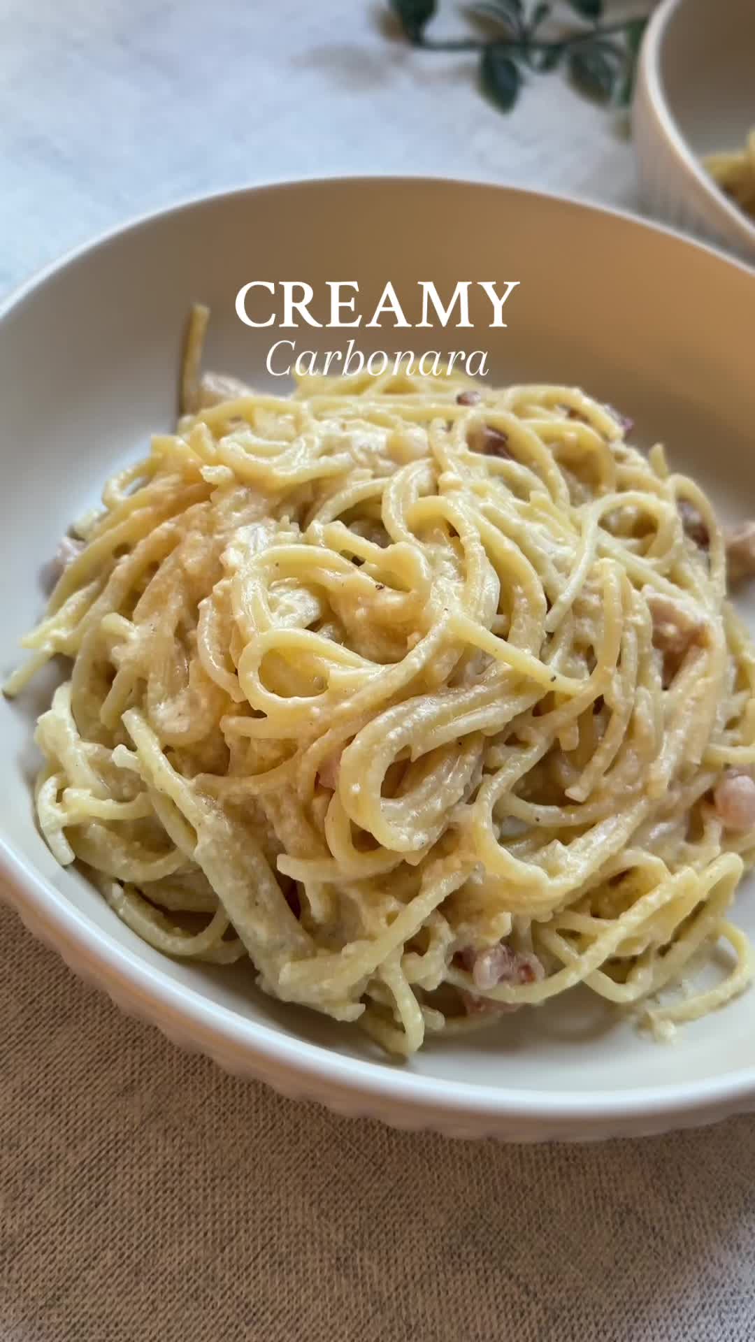 Creamy Carbonara