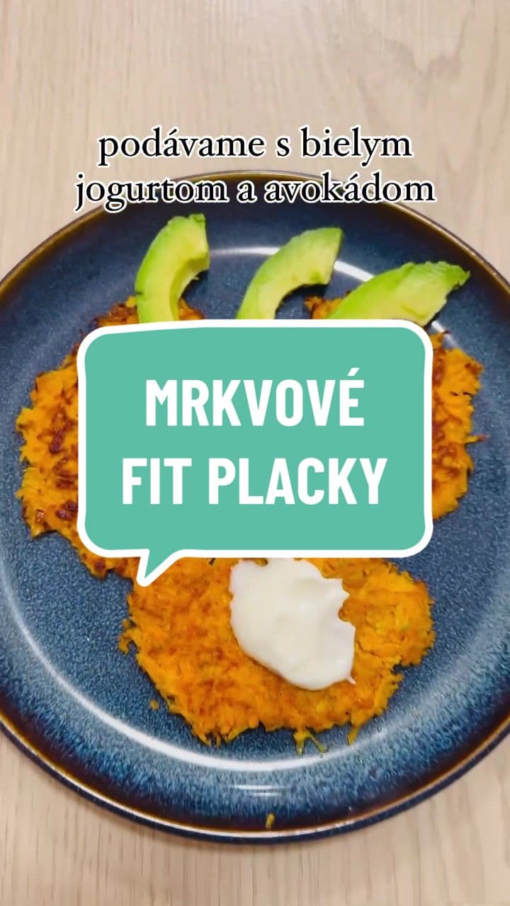 Mrkvové fit placky