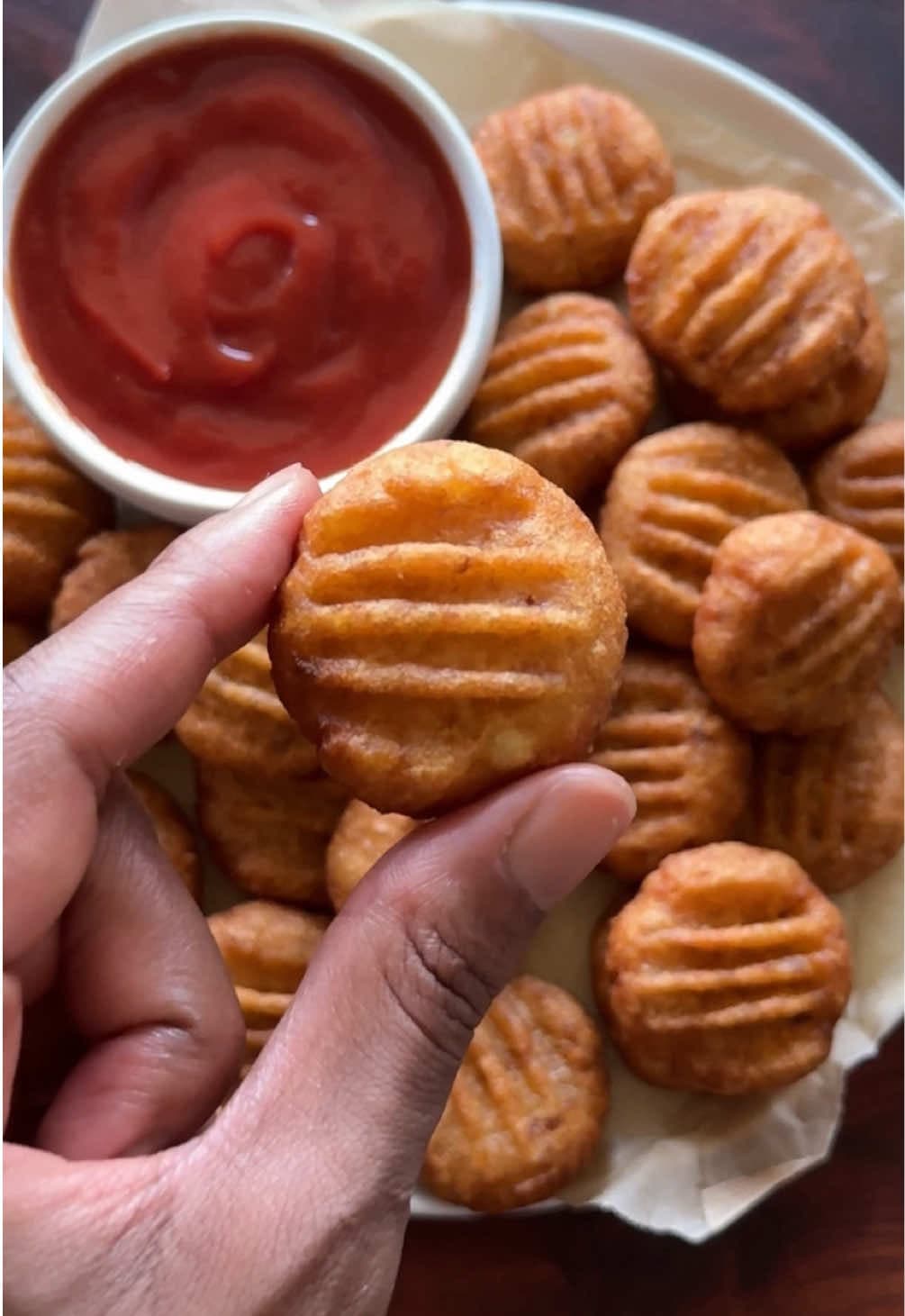 Chrupiące nuggets ziemniaczane