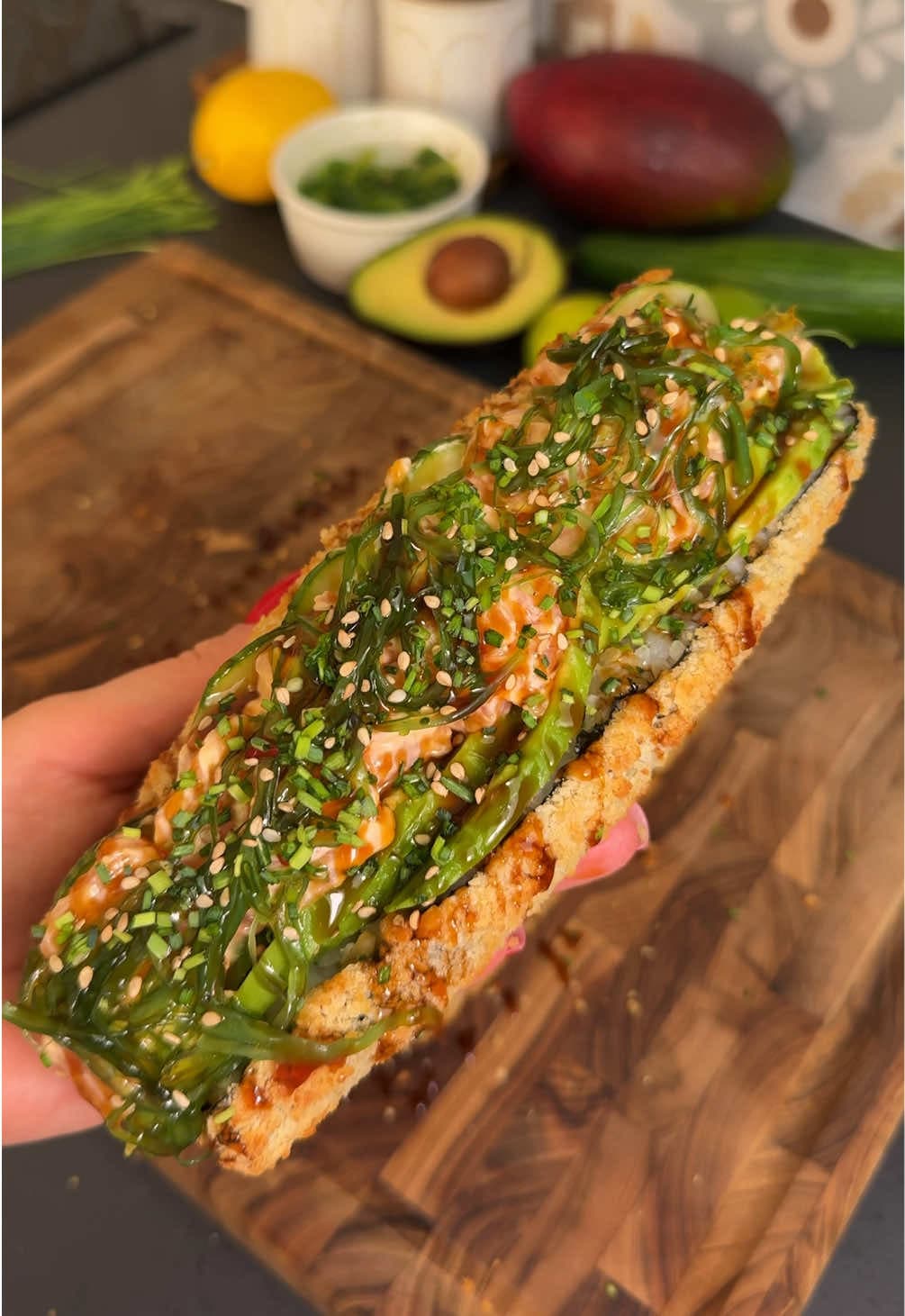 Crispy Sushi Hot Dogs