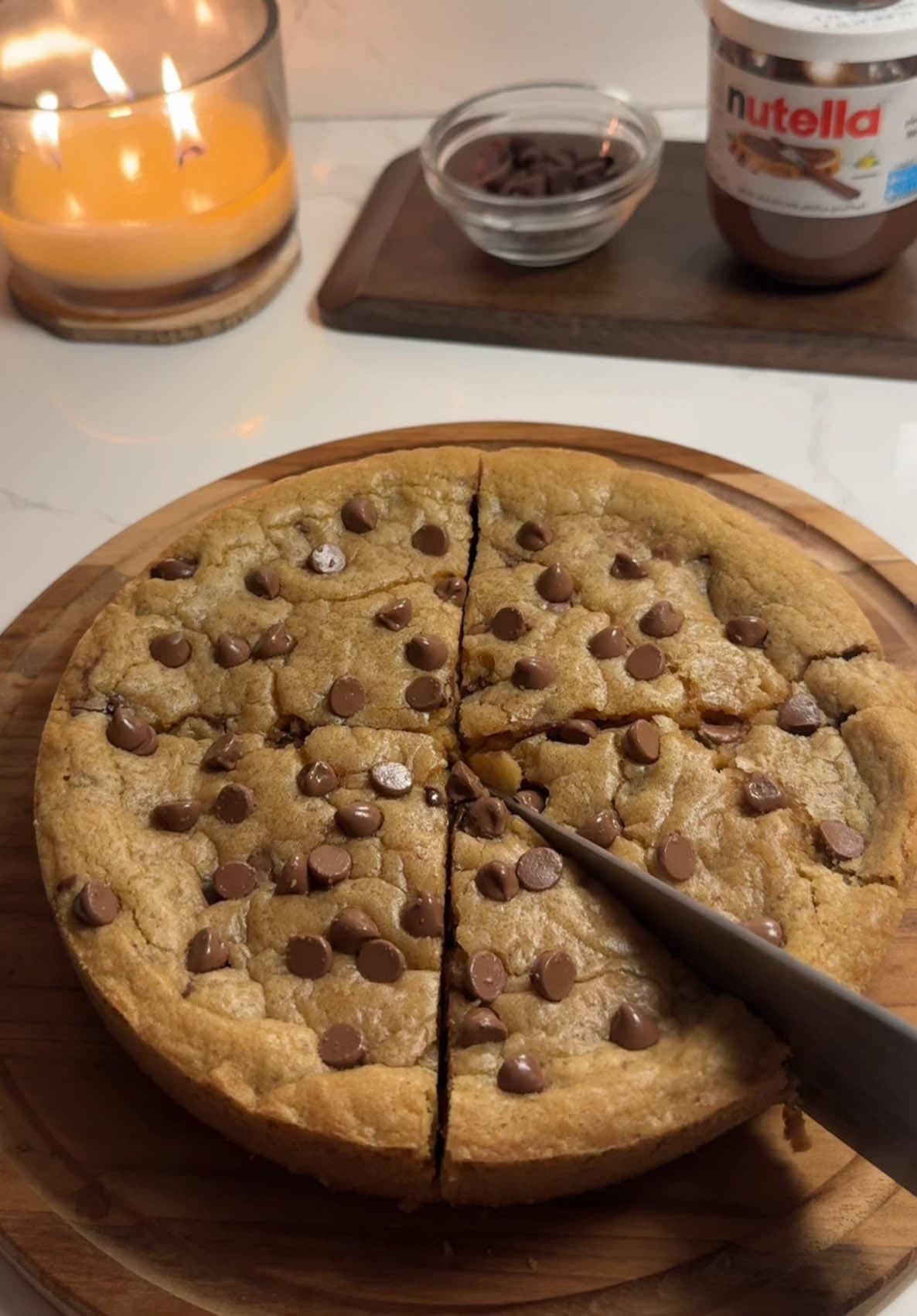 Nutella Cookie Pie