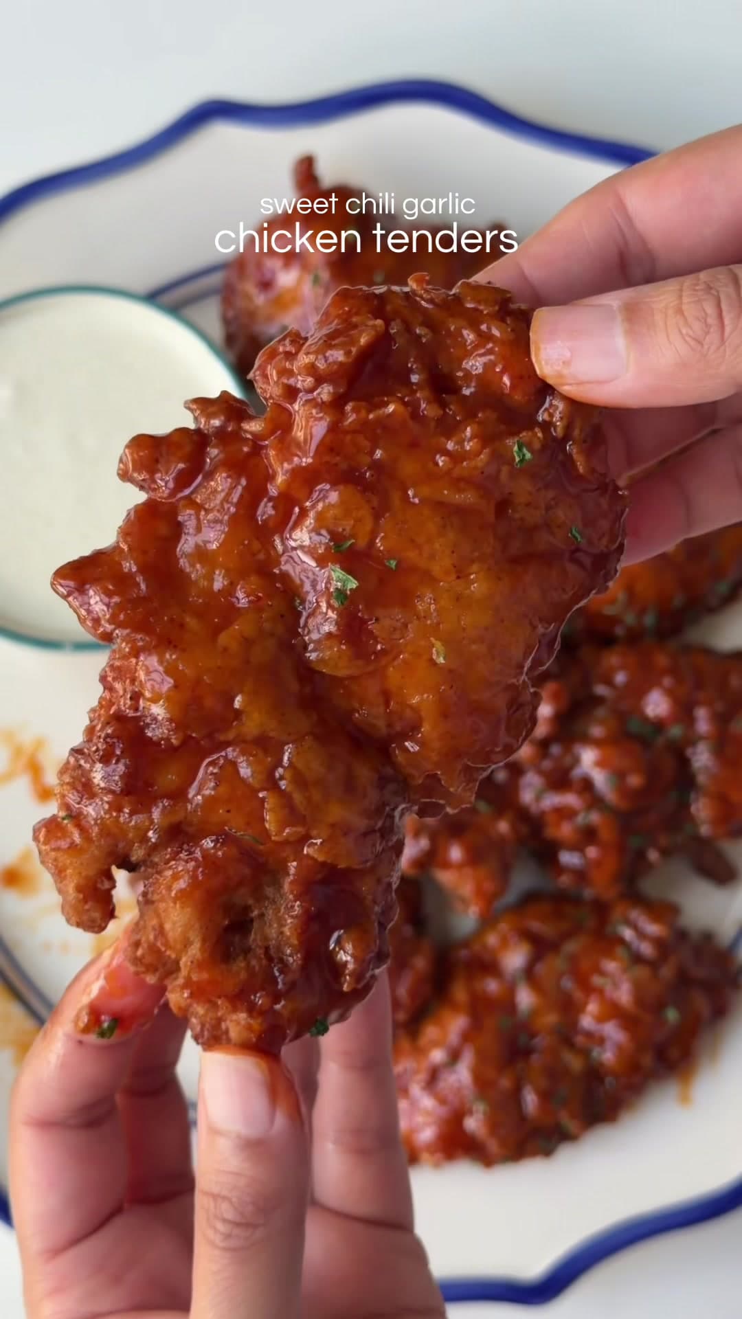 Sweet chili garlic chicken tenders