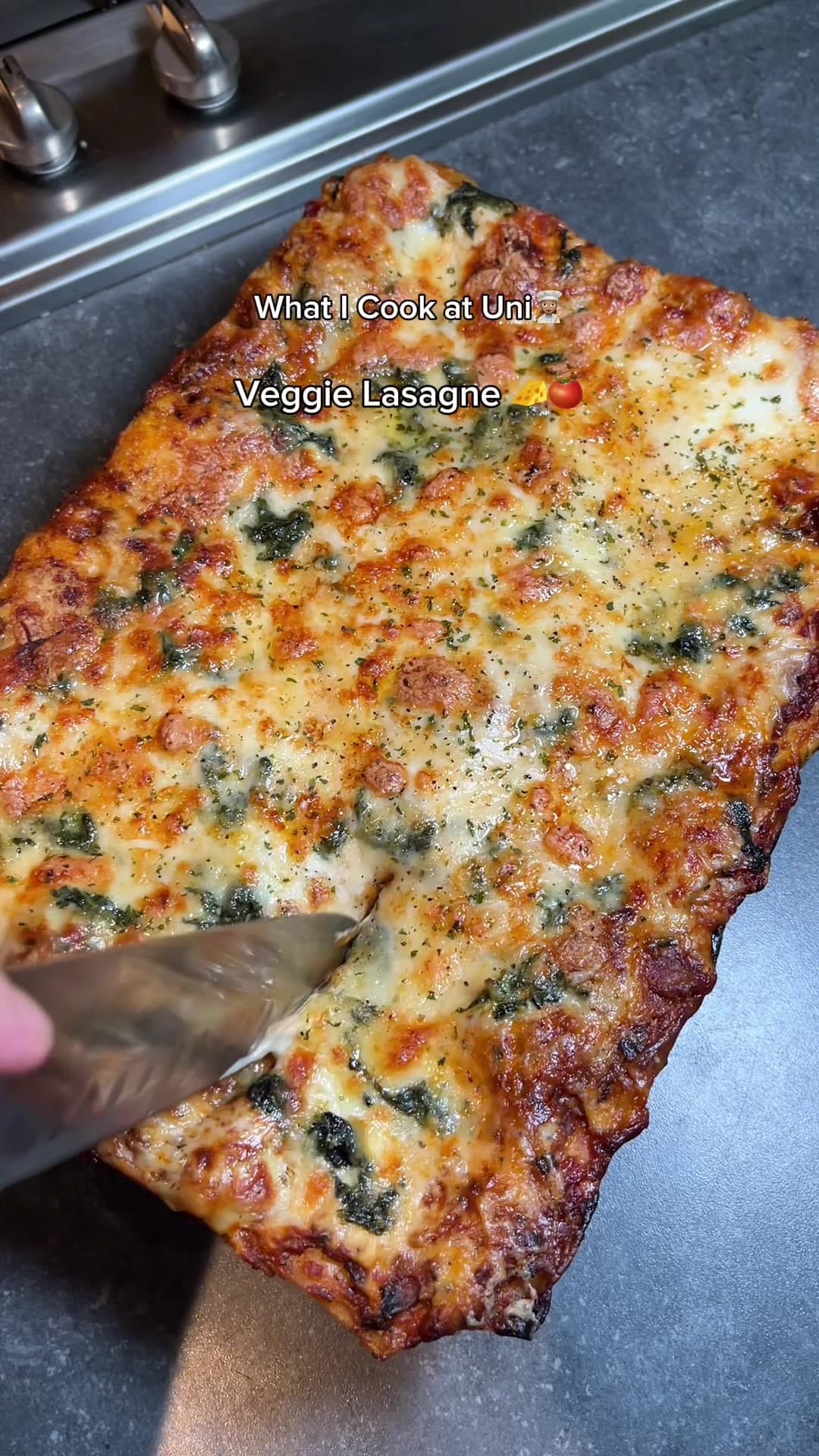 Cheesy Veggie Lasagne