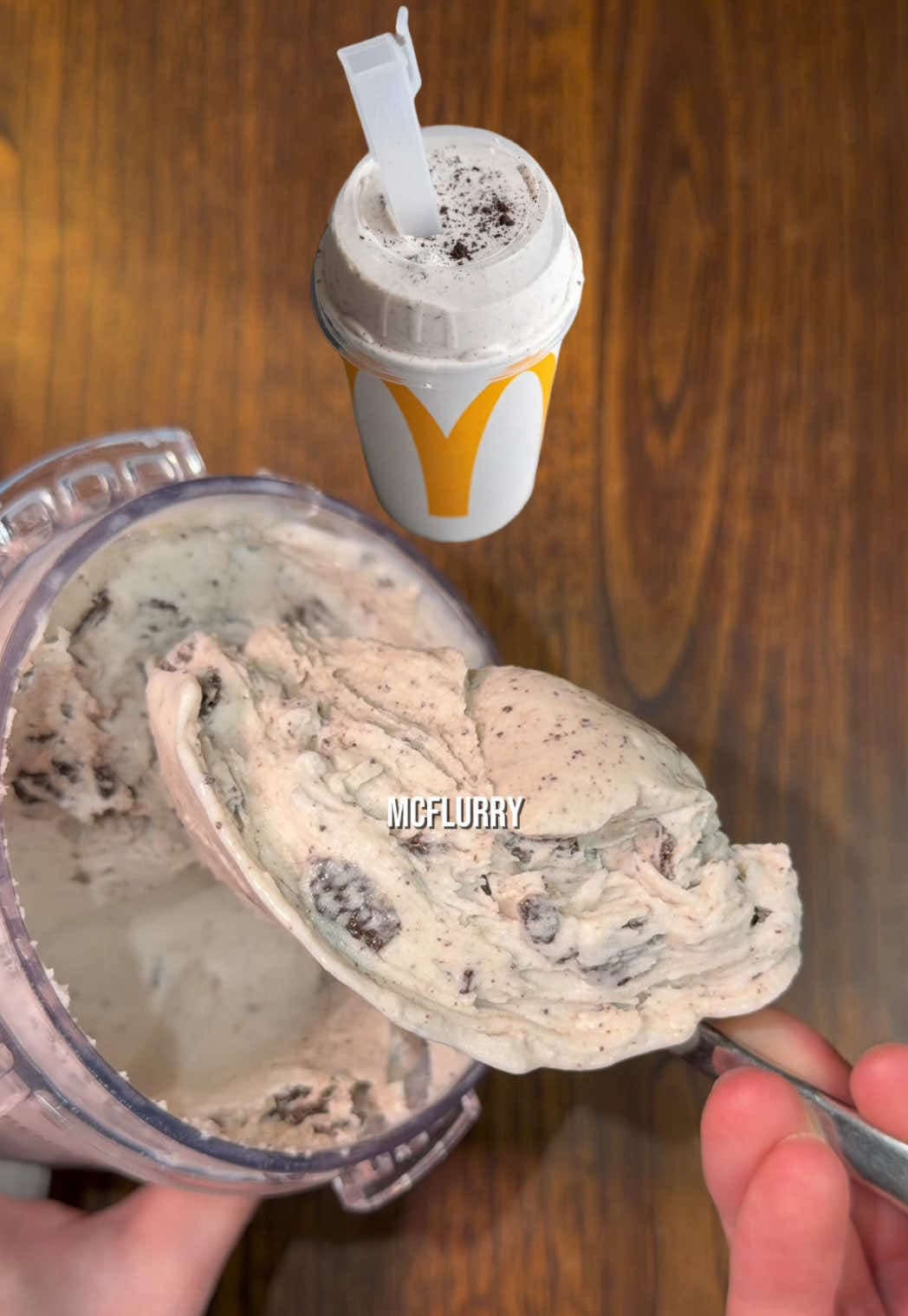 Oreo McFlurry Protein Ice Cream