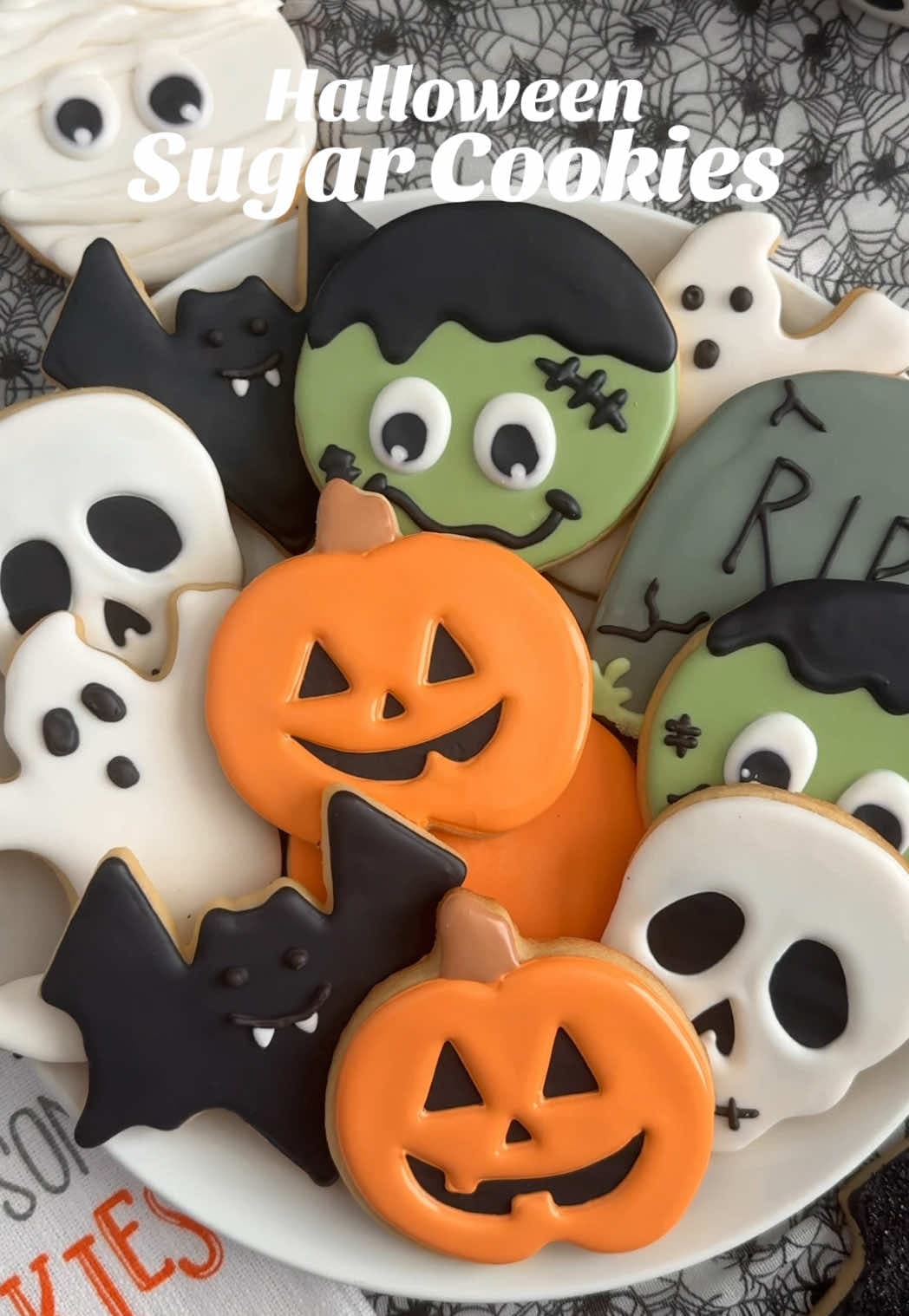 Halloween Cut-Out Sugar Cookies