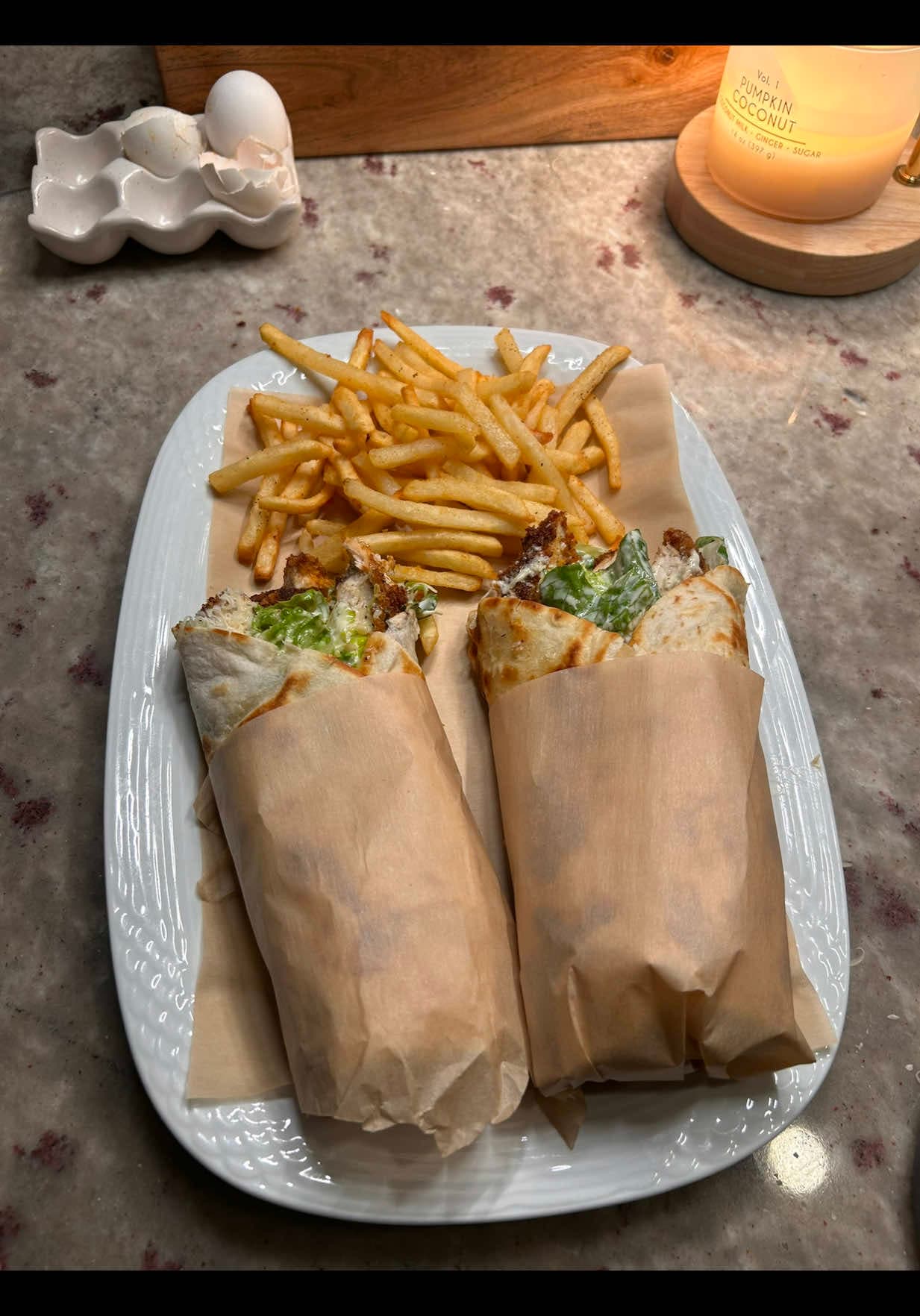 Kuřecí Caesar wrapy