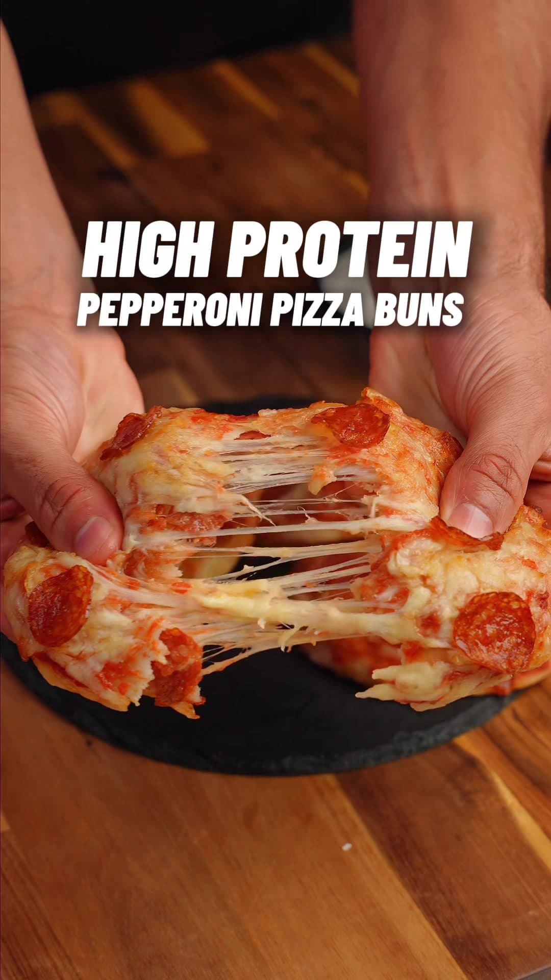Bułeczki pepperoni z wysoką zawartością białka