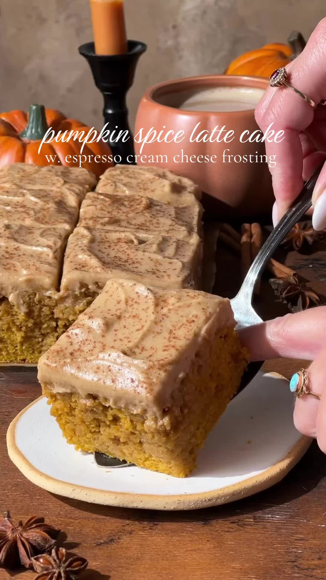 Pumpkin Spice Latte Cake