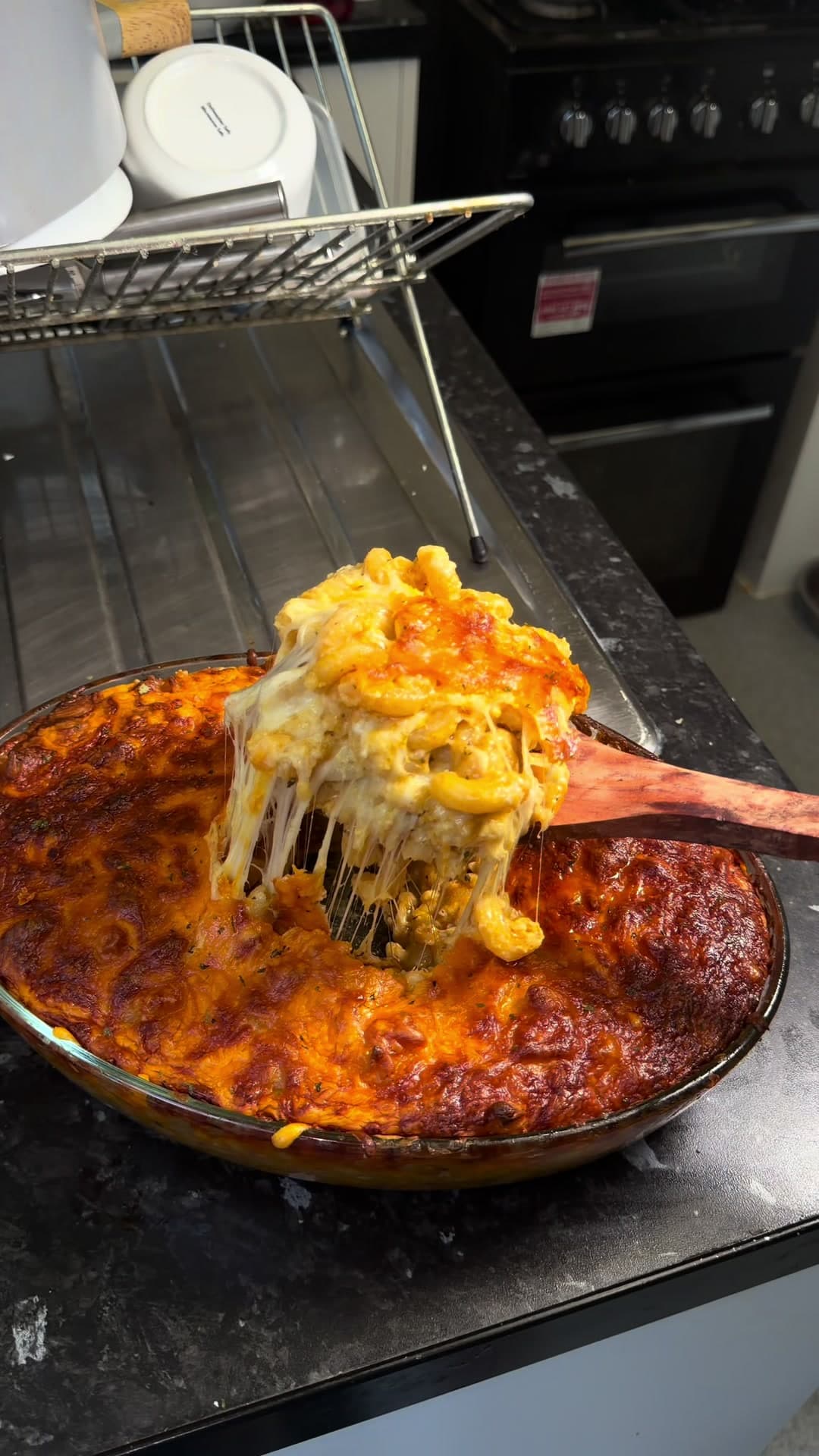 Three-Cheese Pasta Bake