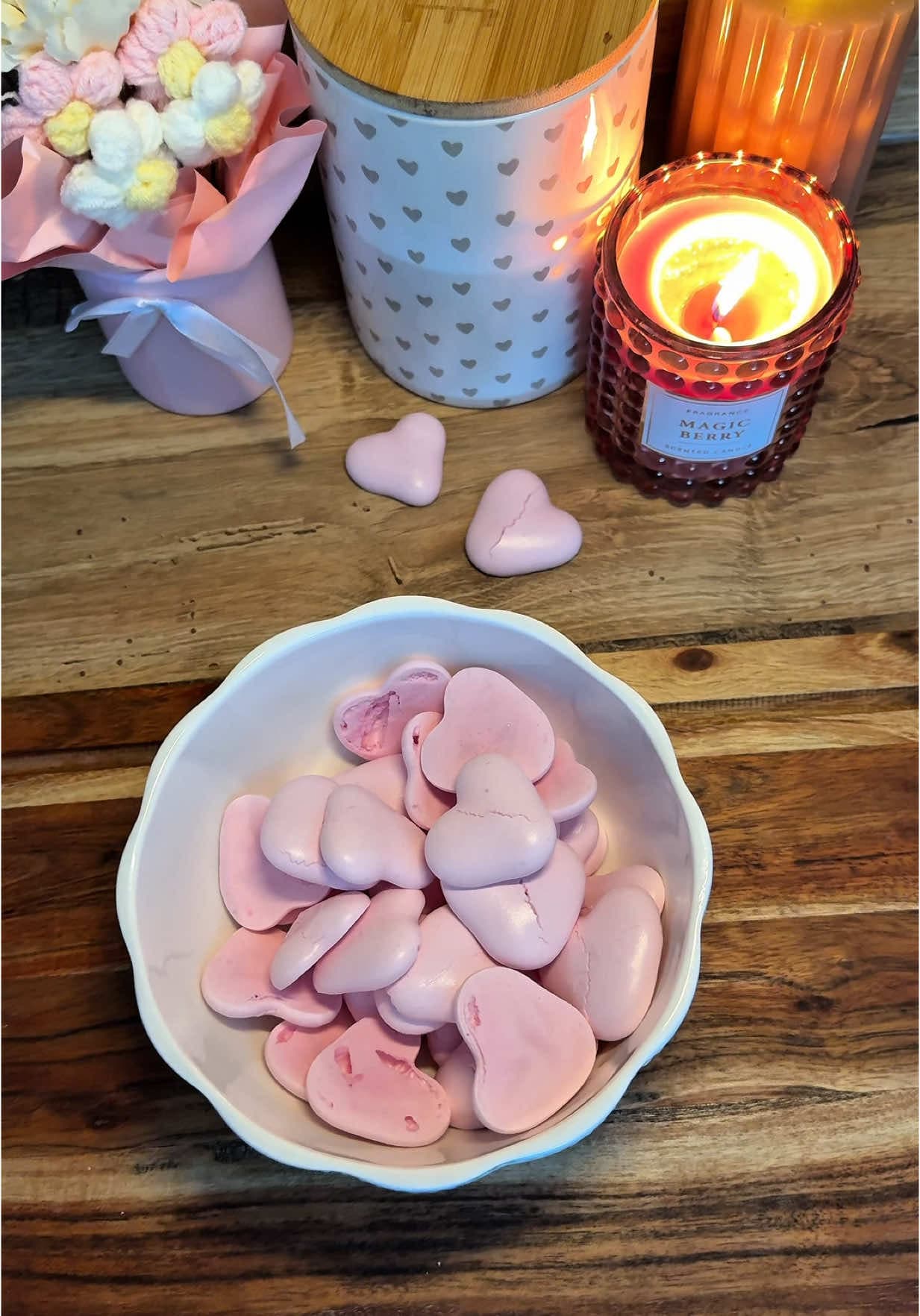 Meringue Heart Cookies