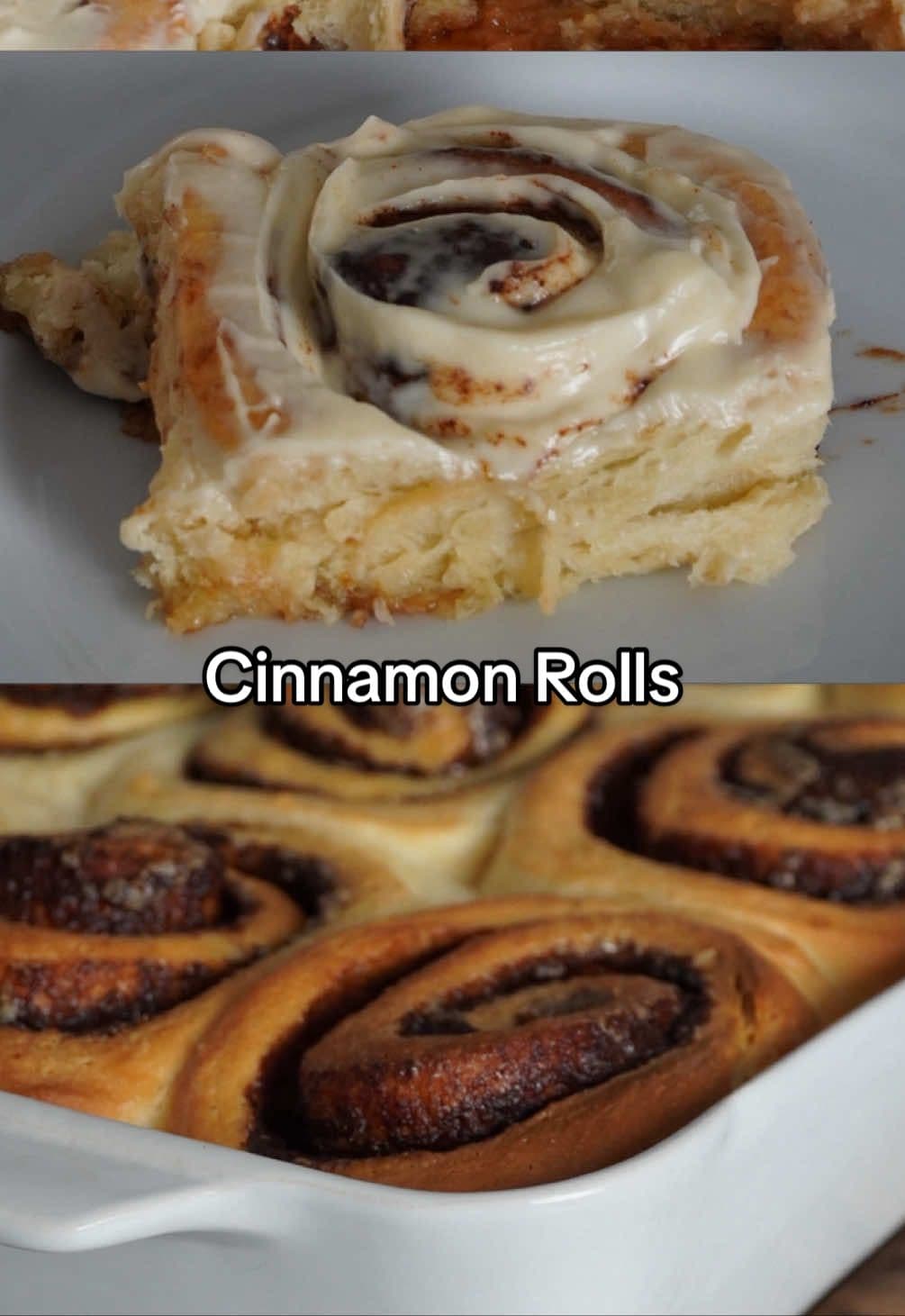 Cinnamon Rolls cu glazură de cream cheese