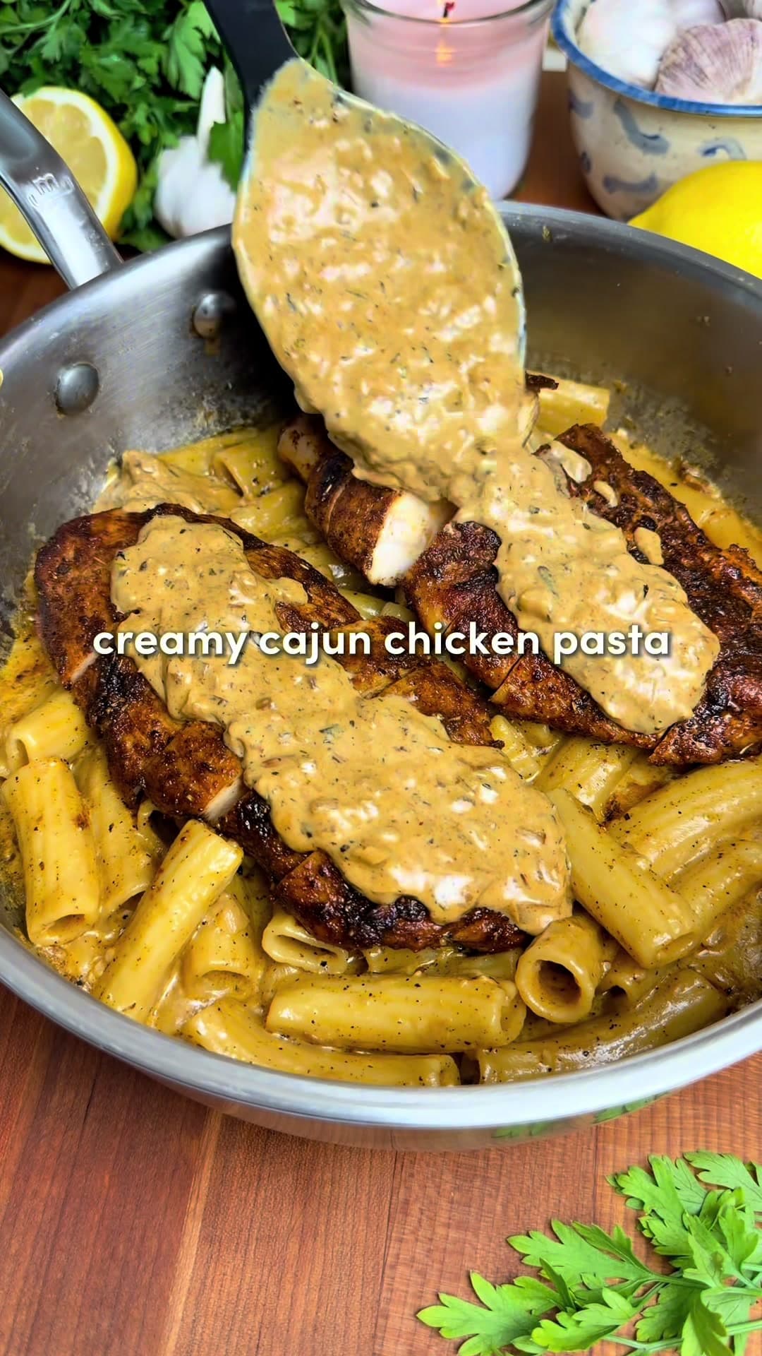 Creamy Cajun Chicken Pasta