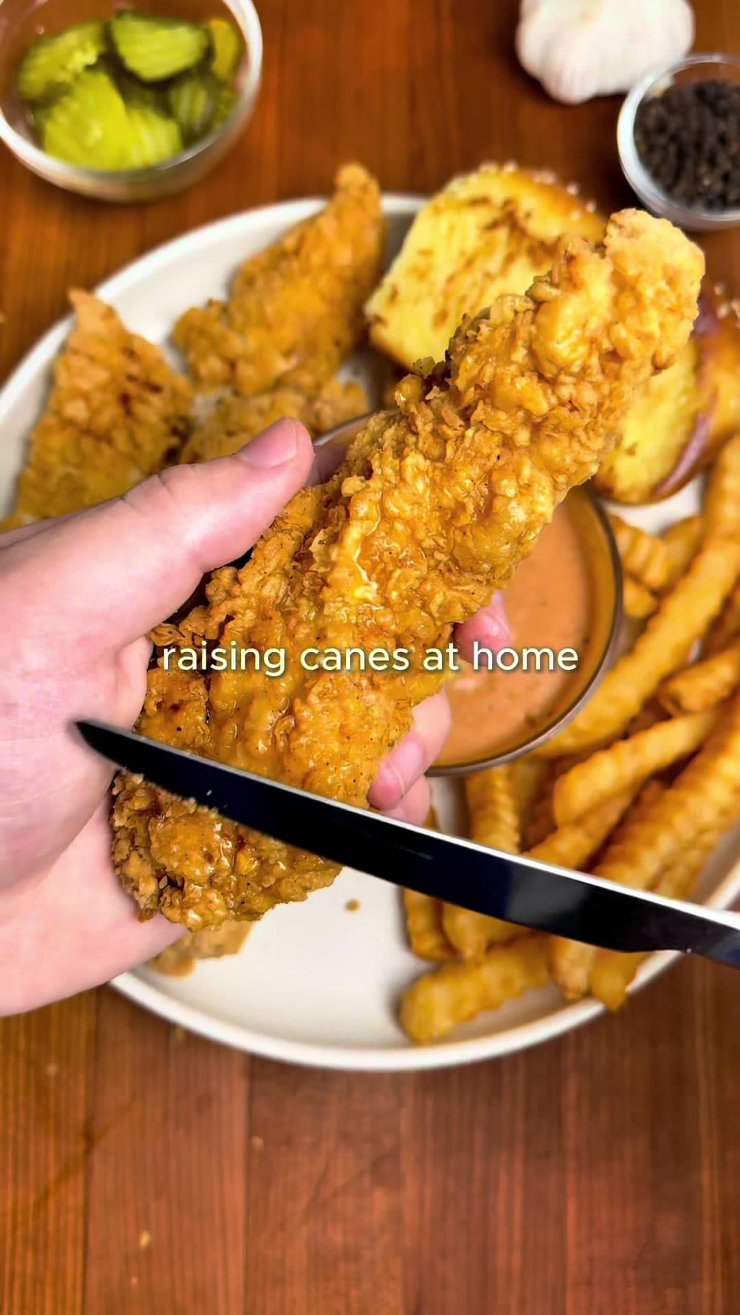 Raising Cane’s Chicken Tenders at Home