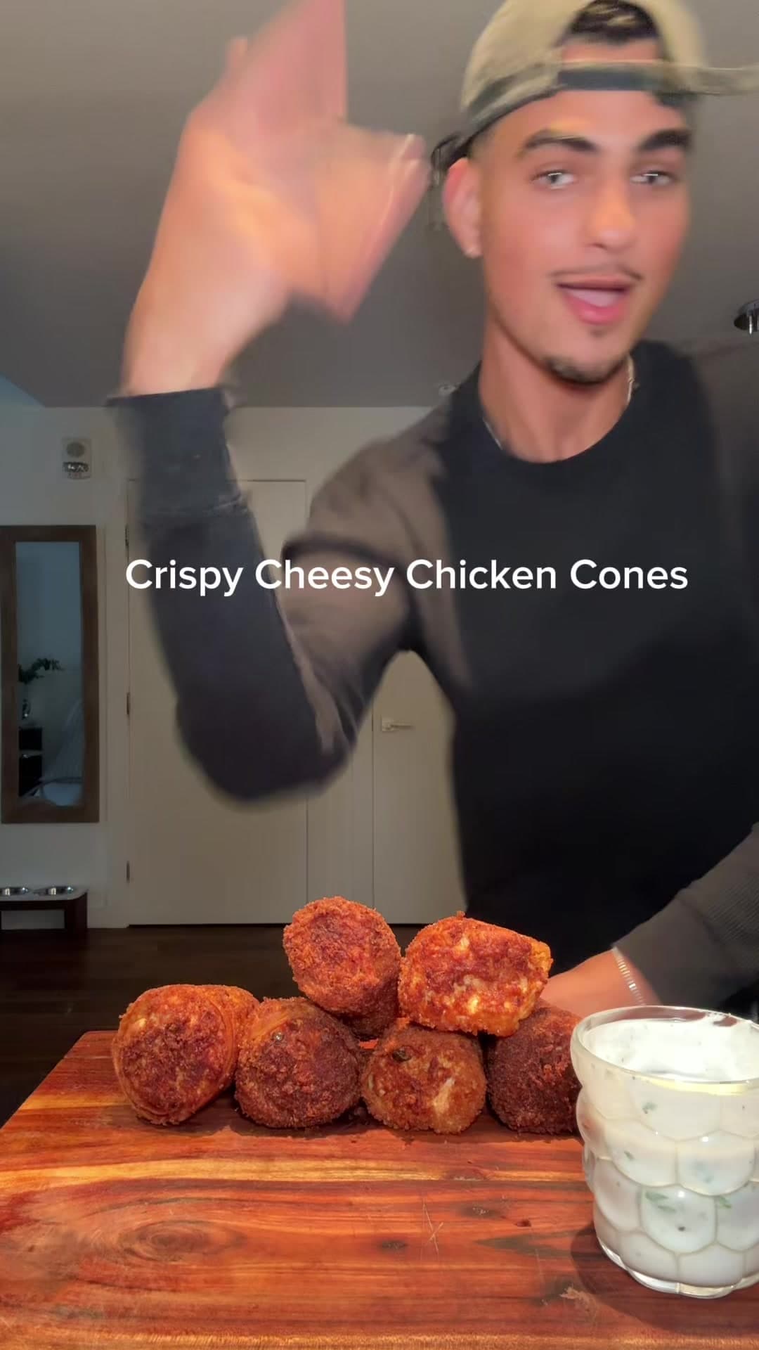 Crunch King's Crispy Cheesy Chicken Cones