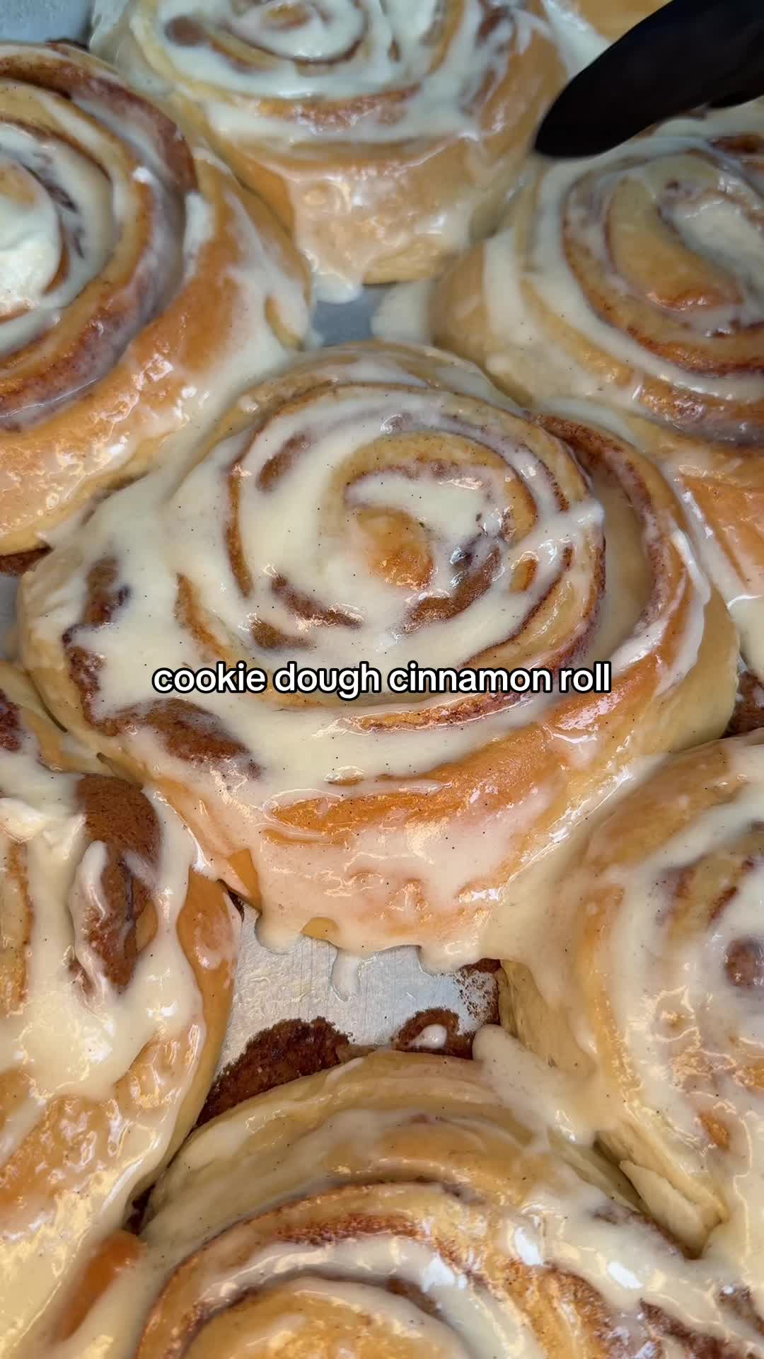 Cookie Dough Cinnamon Roll