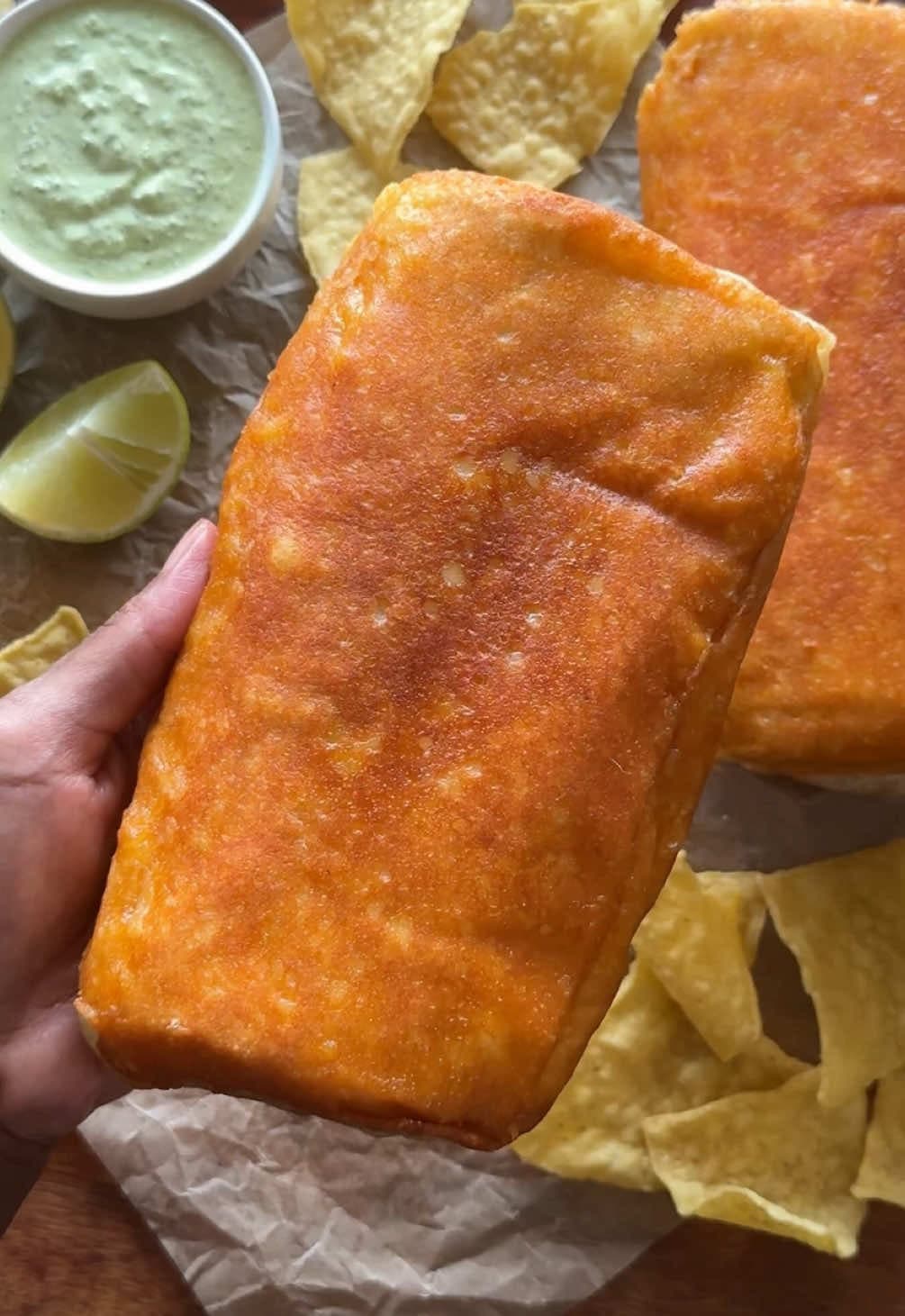 Giant Chipotle Chicken Burrito