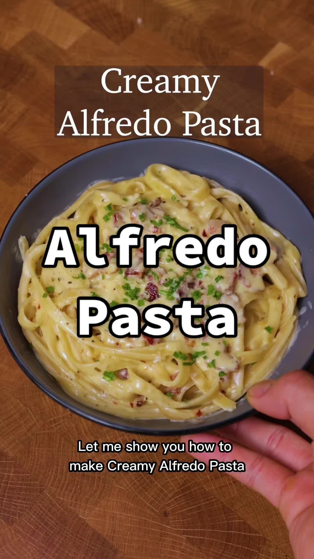 Cremige Alfredo Pasta in 15 Minuten