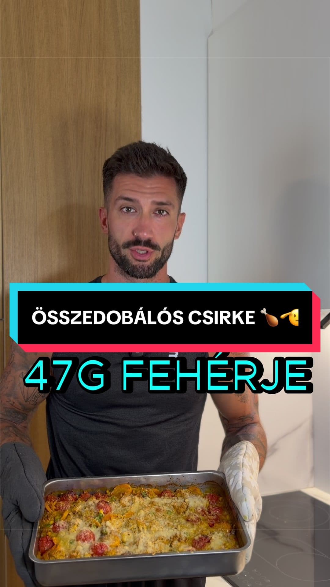 Összedobálós csirke
