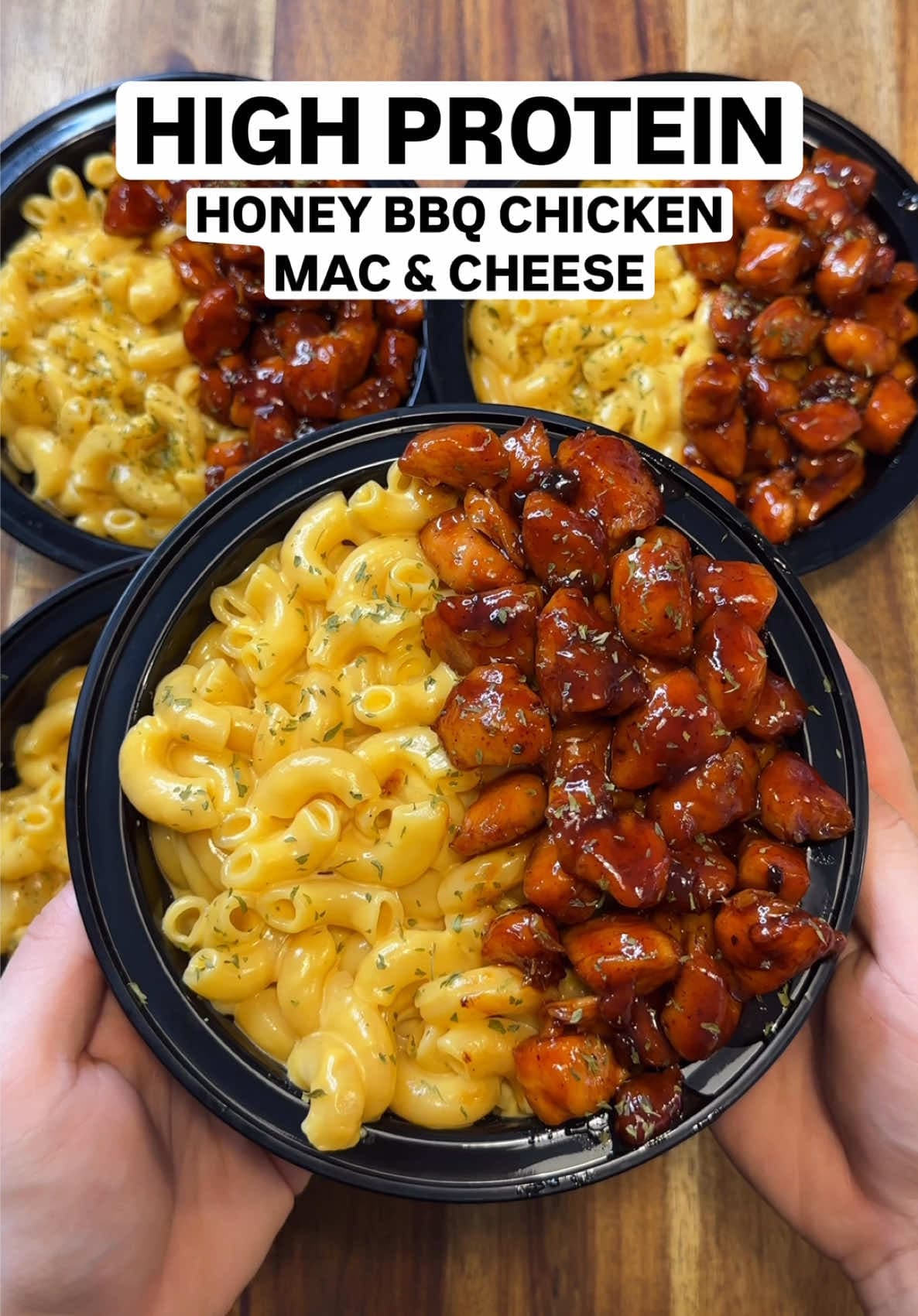 Easy High Protein Honey BBQ Chicken Mac & Cheese