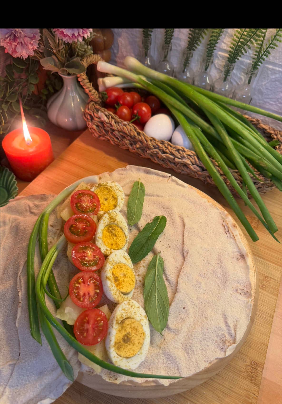 Syrian Boiled Egg and Potato Sandwich