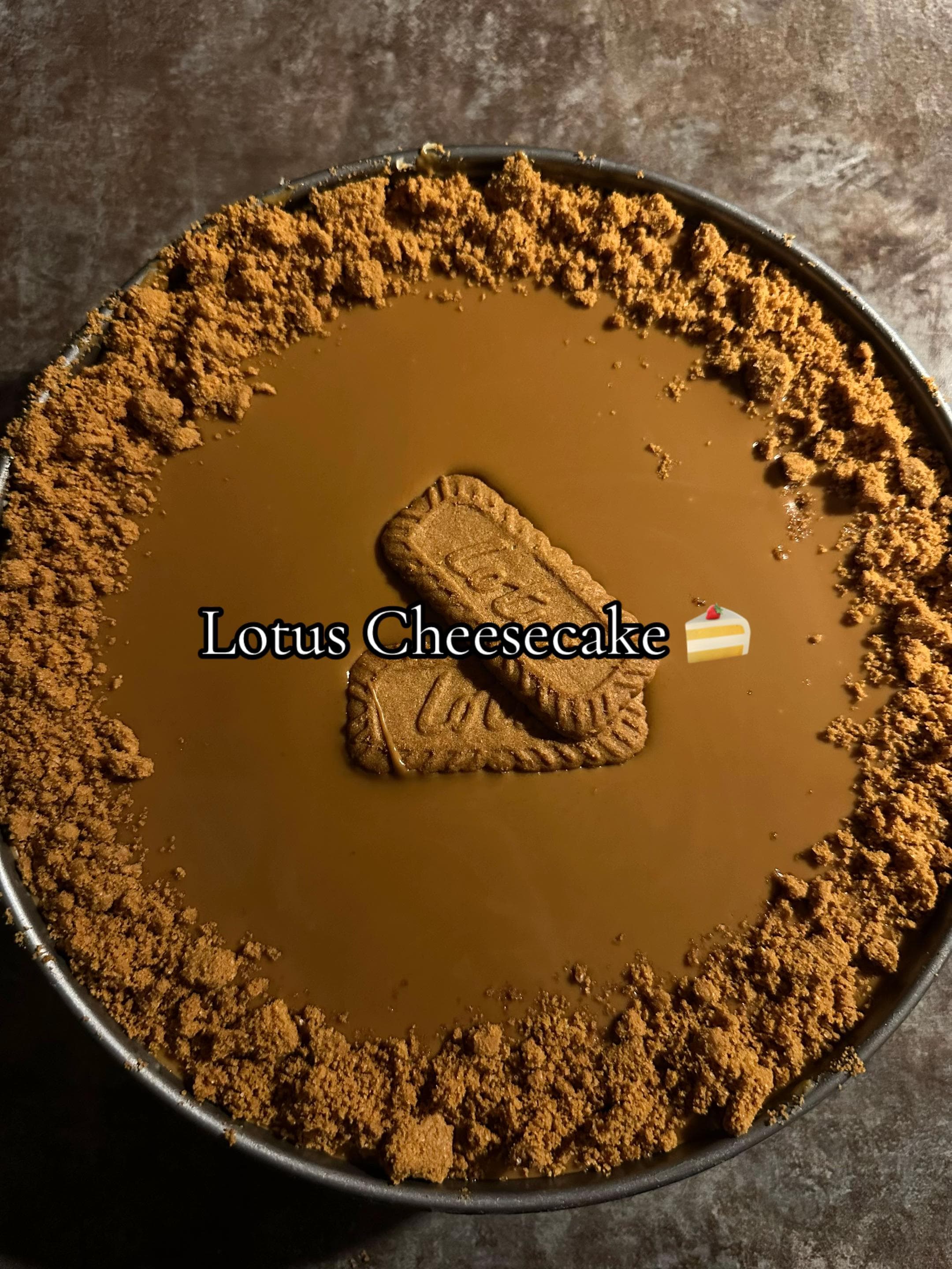 Karamell-Lotus-Cheesecake