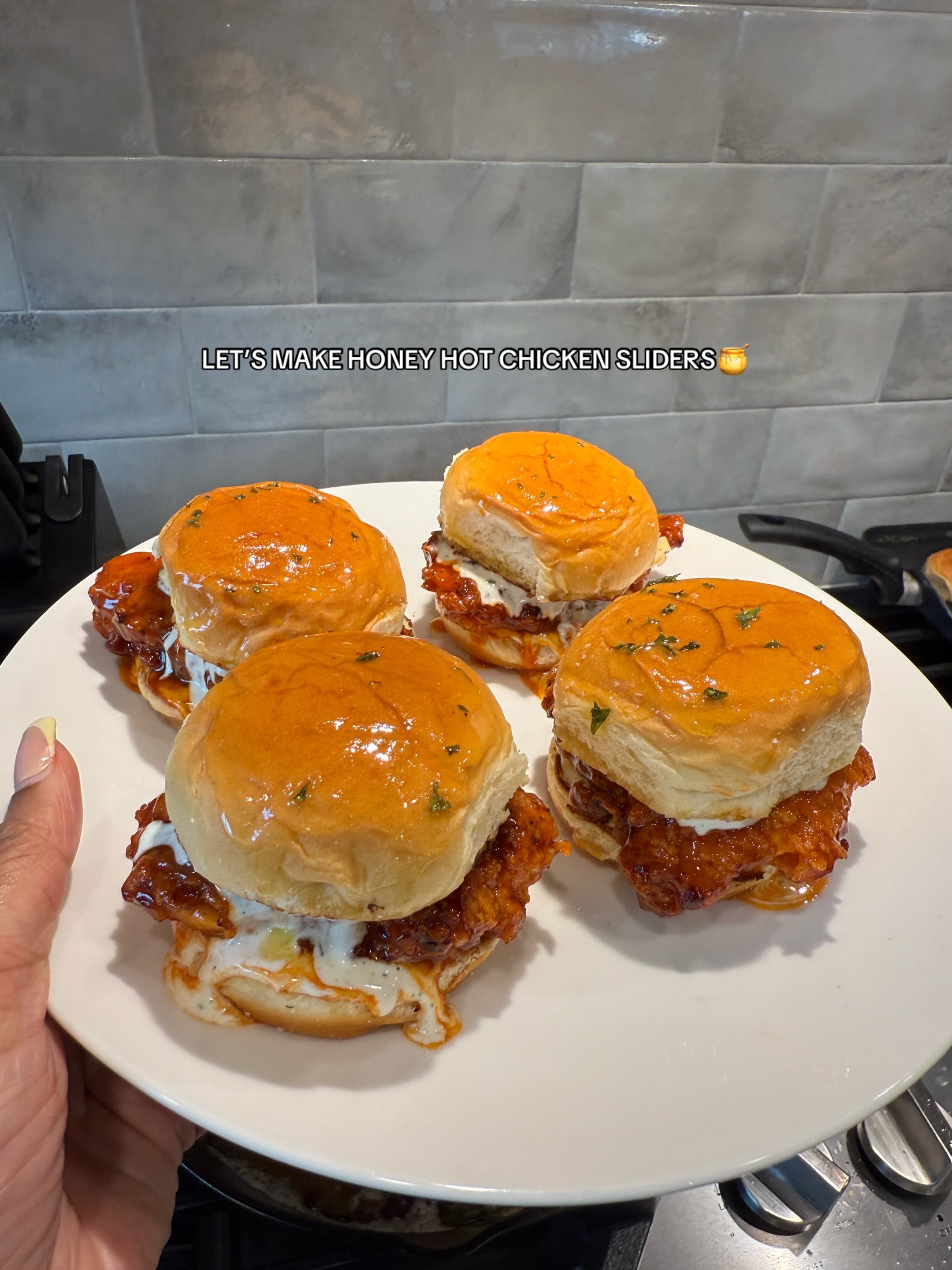 Honey Hot Chicken Sliders