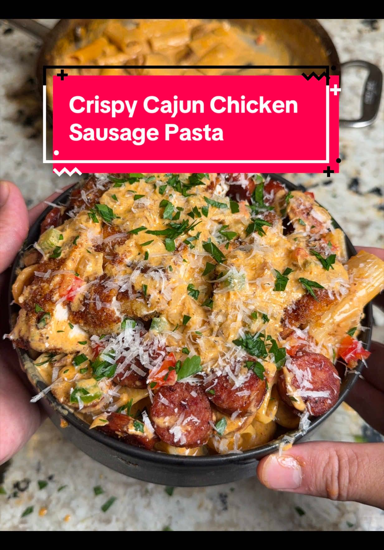 Pasta Salsiccia Cajun Croccante