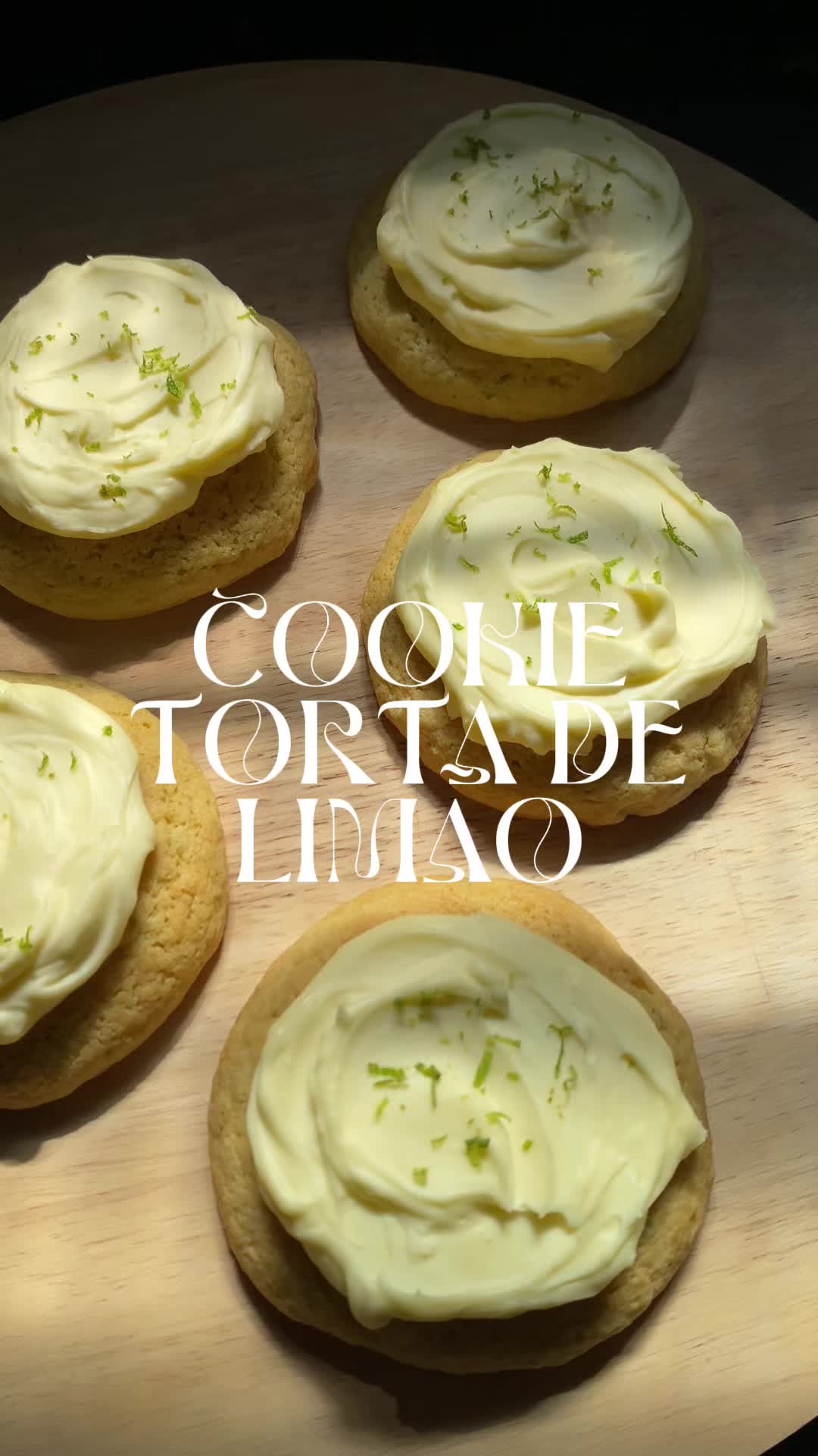 Cookie Torta de Limão