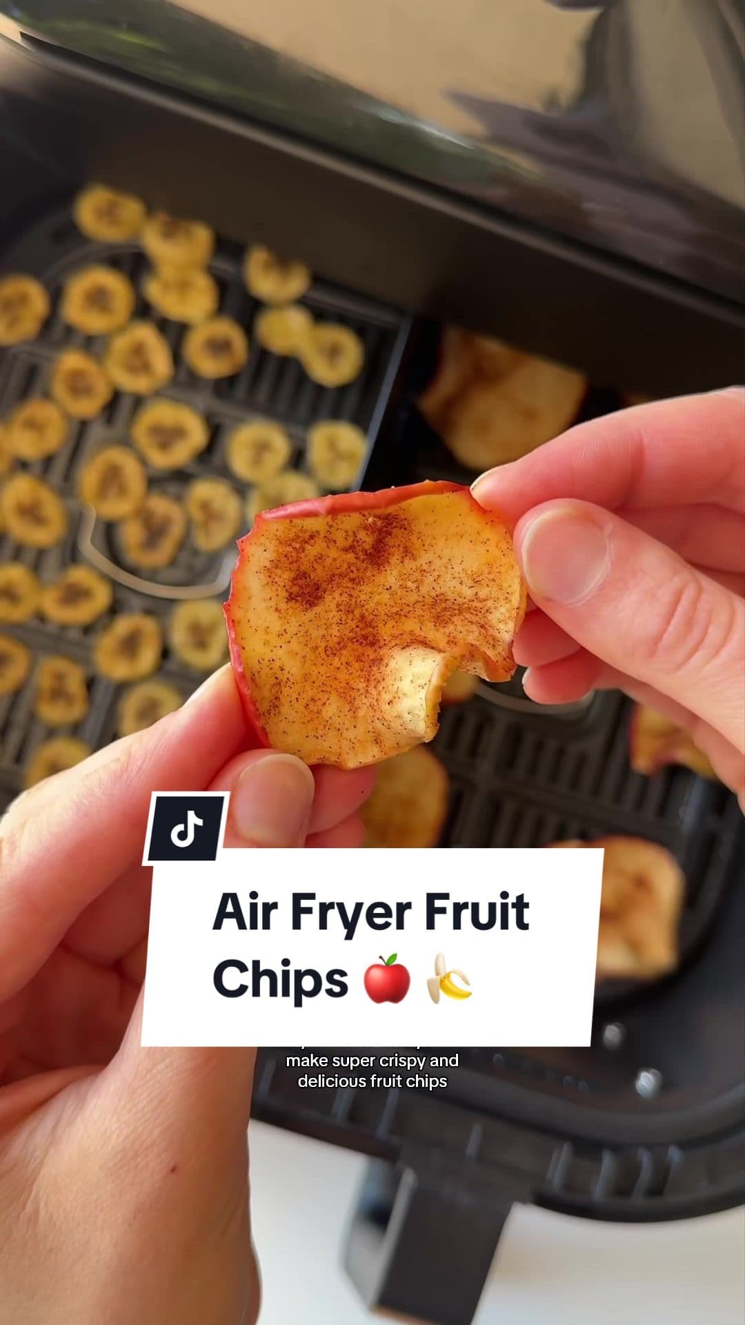 Airfryer fruktchips