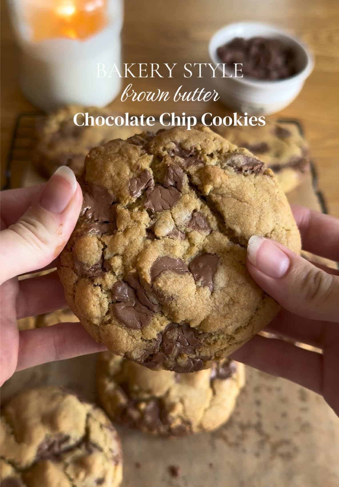 Galletas de Mantequilla Tostada con Chocolate estilo Panadería