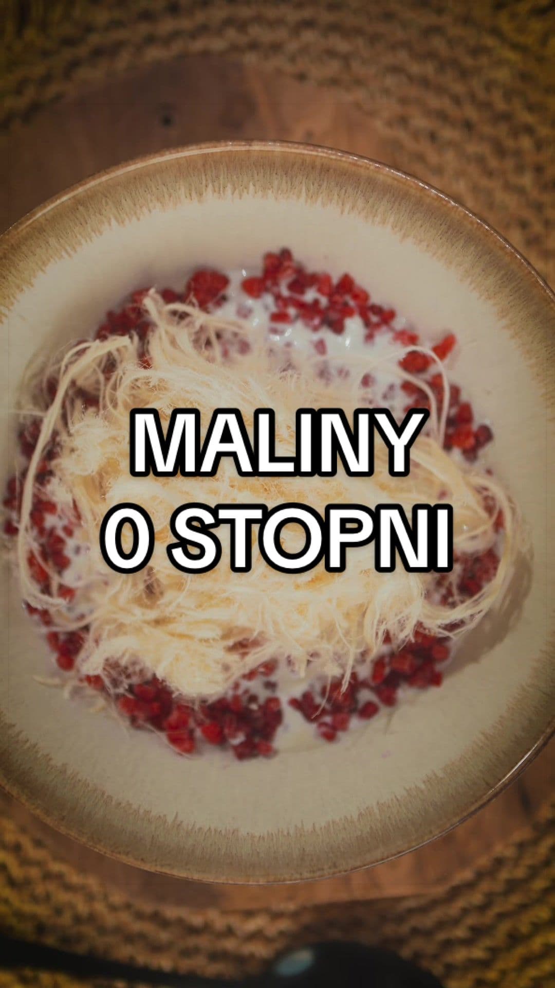 Deser malinowy 0 stopni