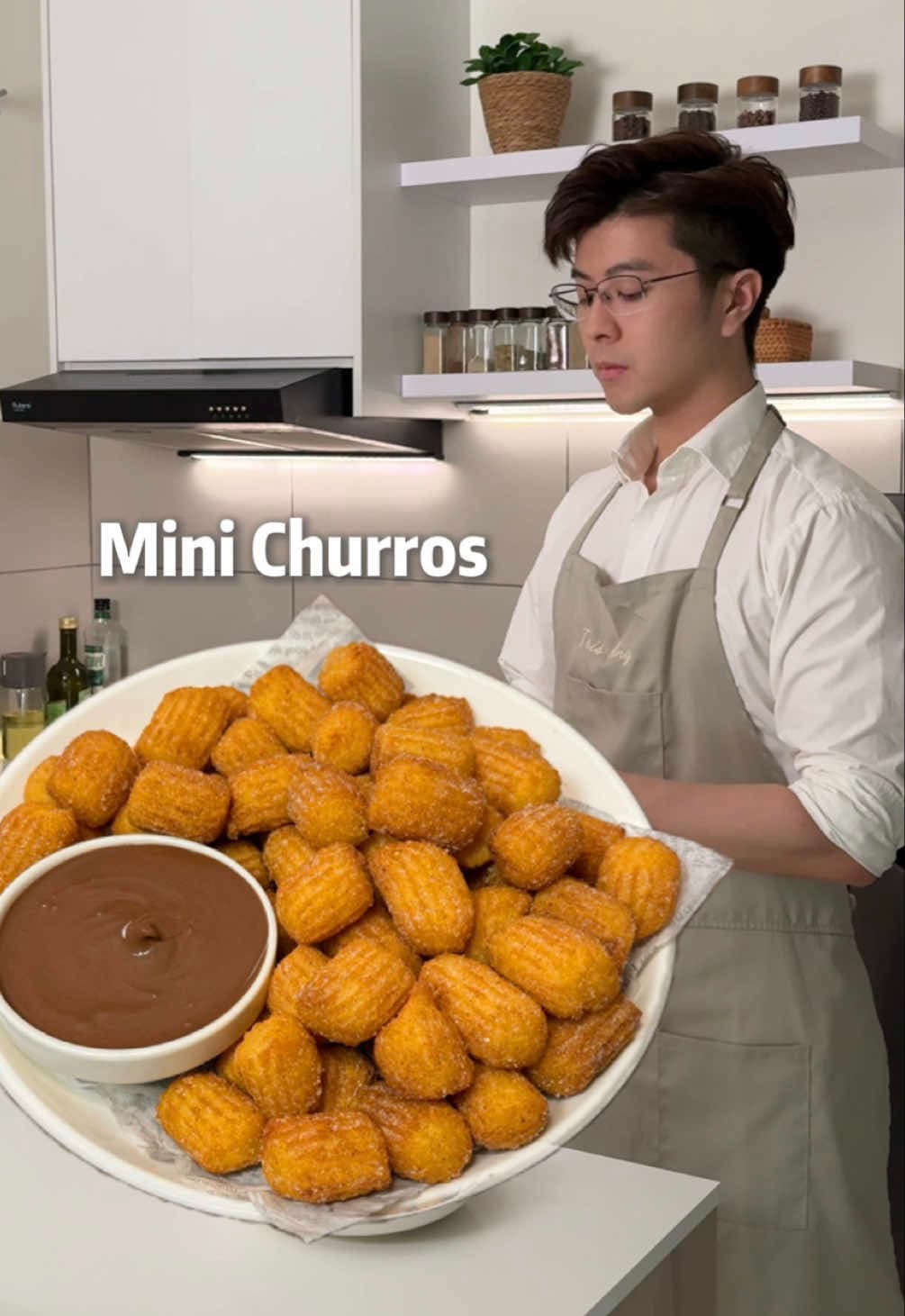 Mini Churros with Cinnamon Sugar