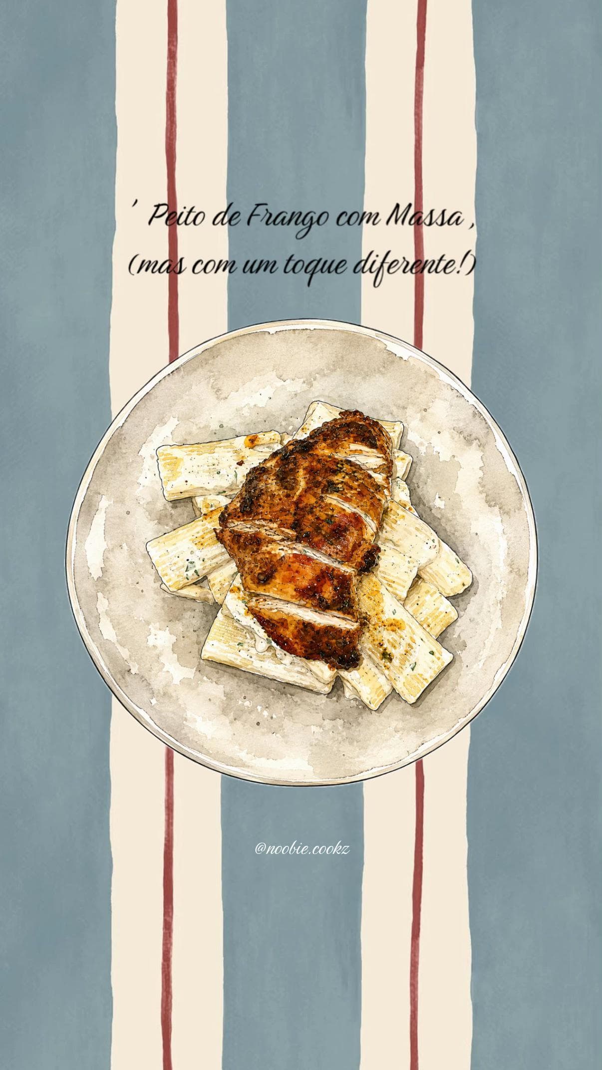 Peito de Frango com Massa