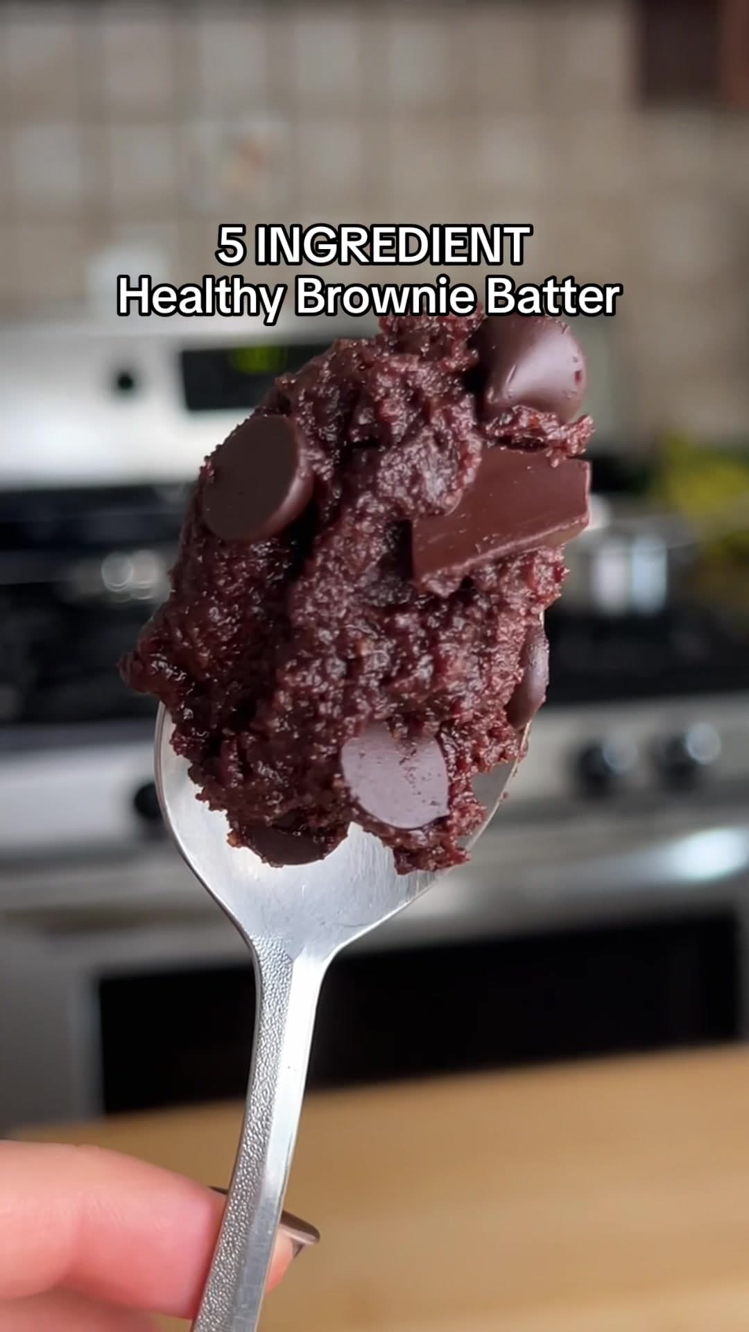 Massa de Brownie Comestível Saudável