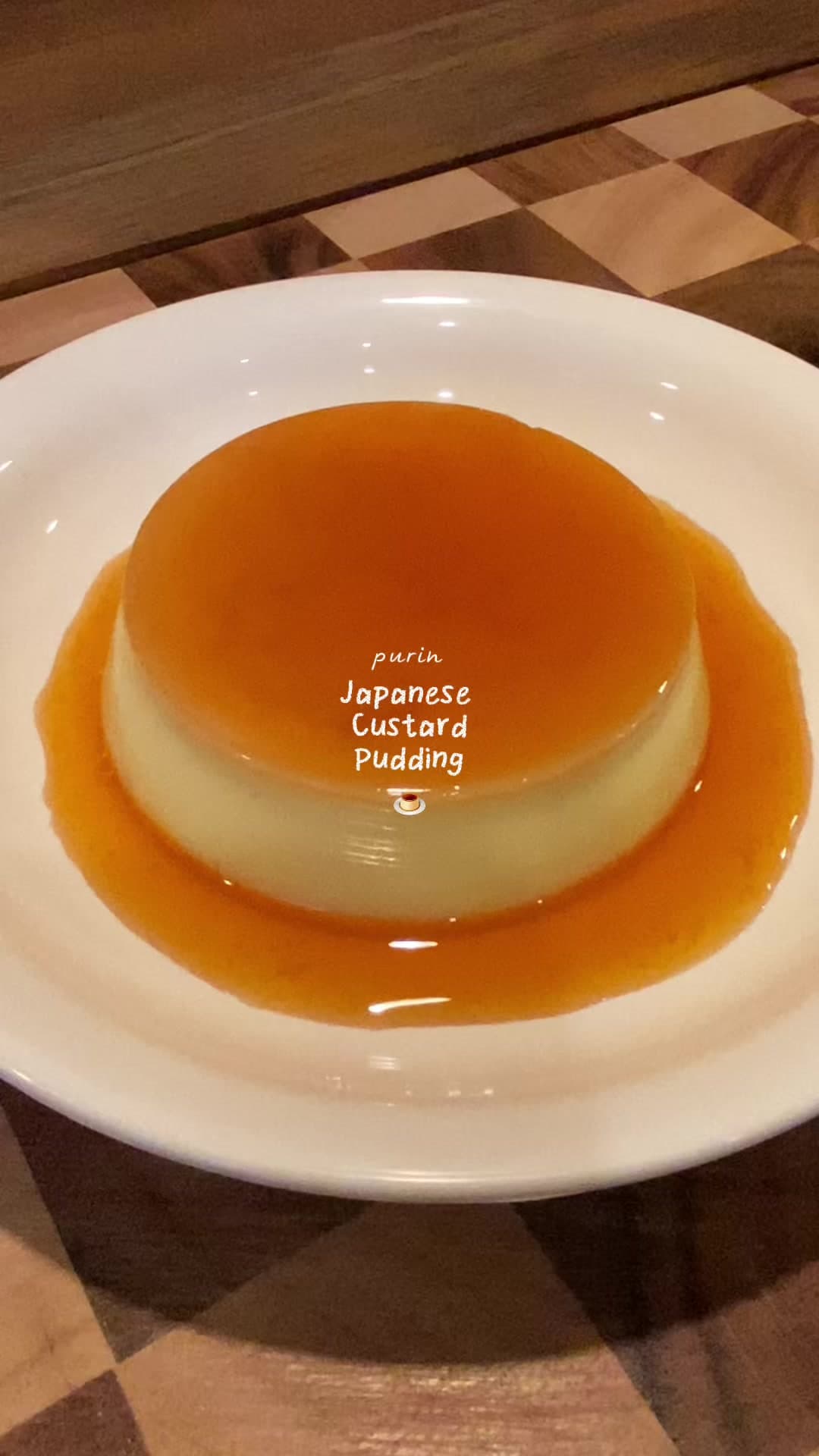 Japanese Custard Pudding