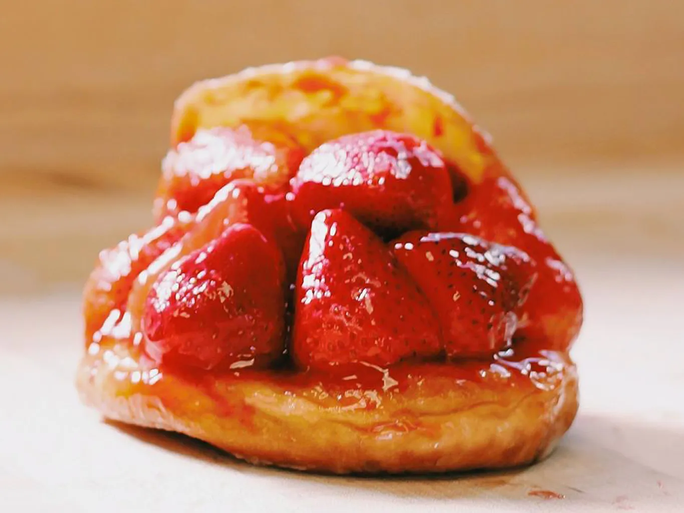 Strawberry Glazed Donuts