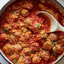 Ricotta Meatballs with the Crispy Topping