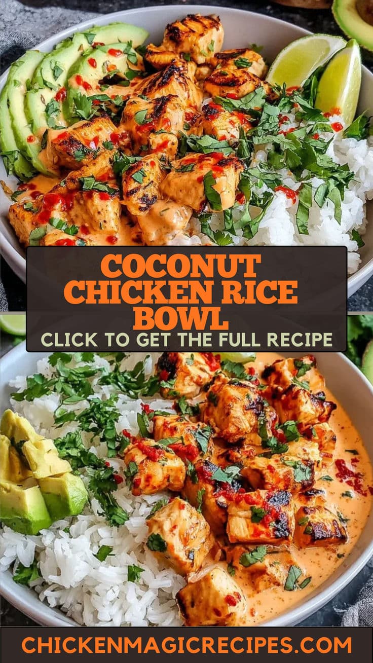 Coconut Chicken Rice Bowl