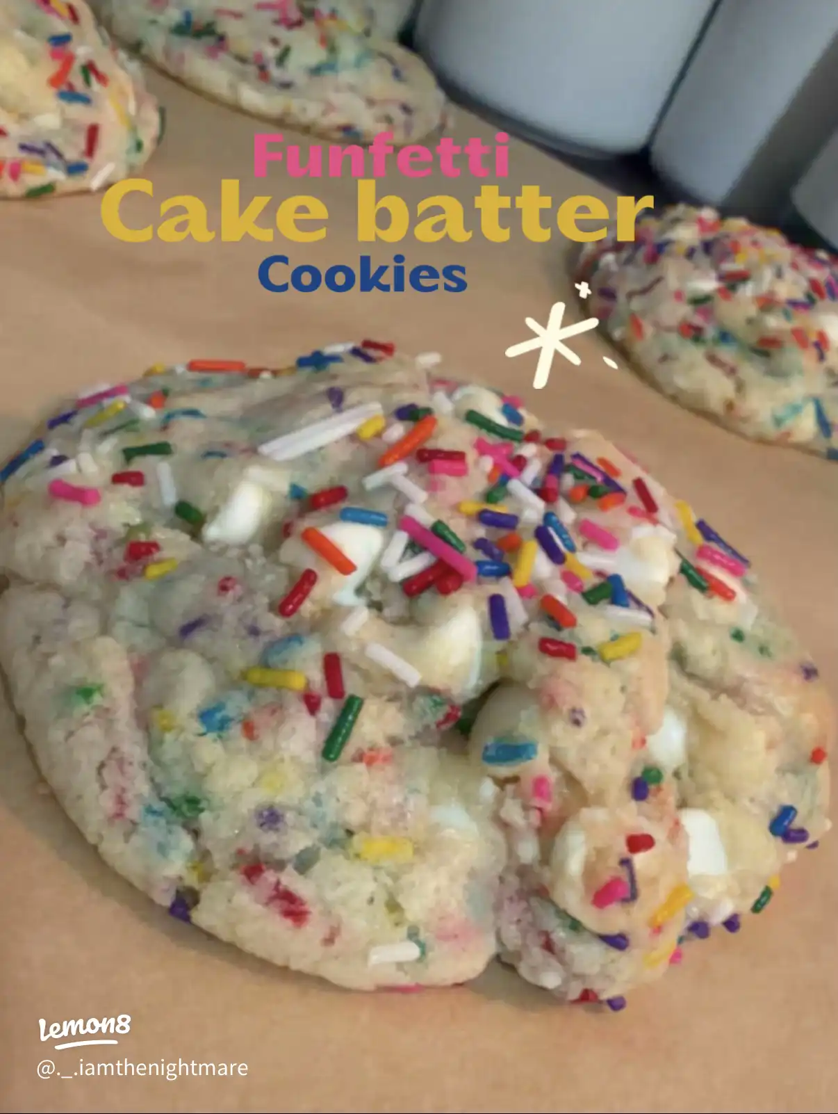 Funfetti Cake Batter Sugar Cookies