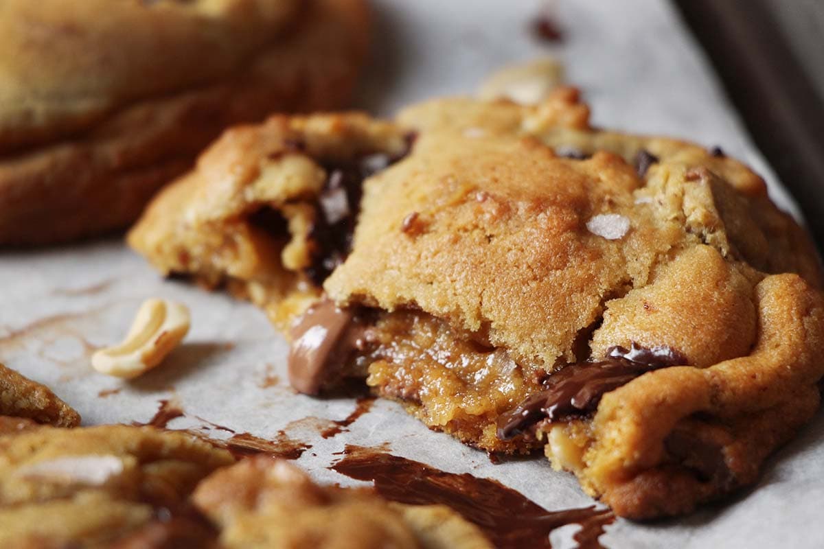Crunchy Outside, Gooey Centre Chocolate Chip Cookies