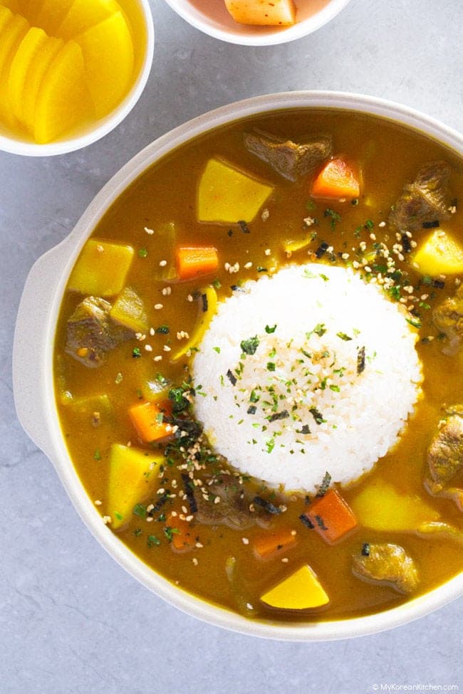 Arroz al curry coreano (Kare Rice)