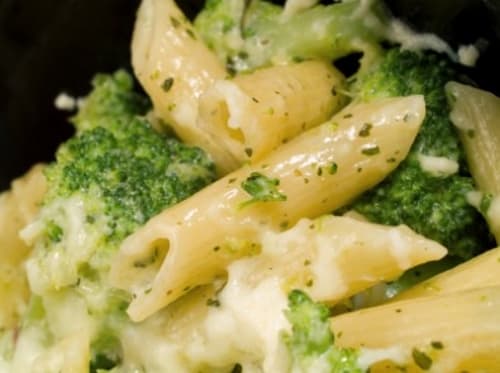 Penne and Broccoli with Fresh Mozzarella