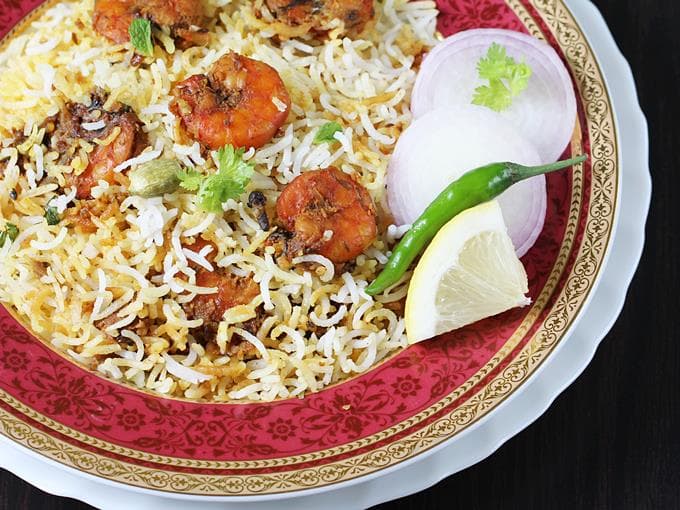 Prawn Biryani | Shrimp Biryani