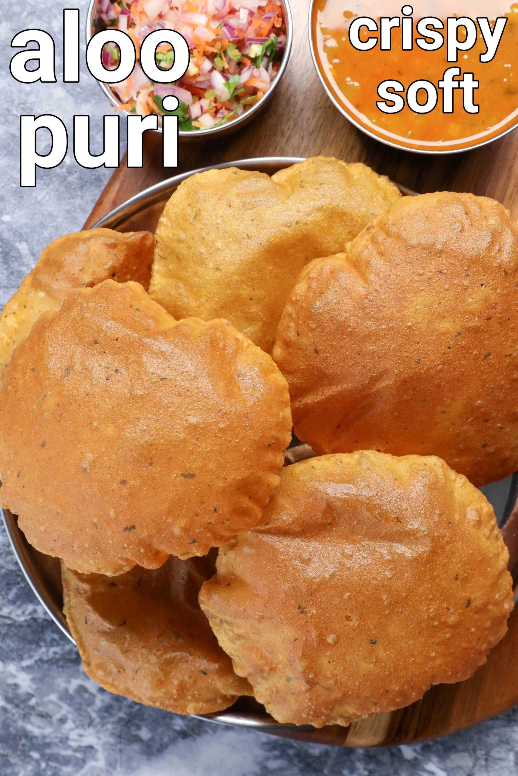 Aloo Puri Recipe | Masala Potato Poori