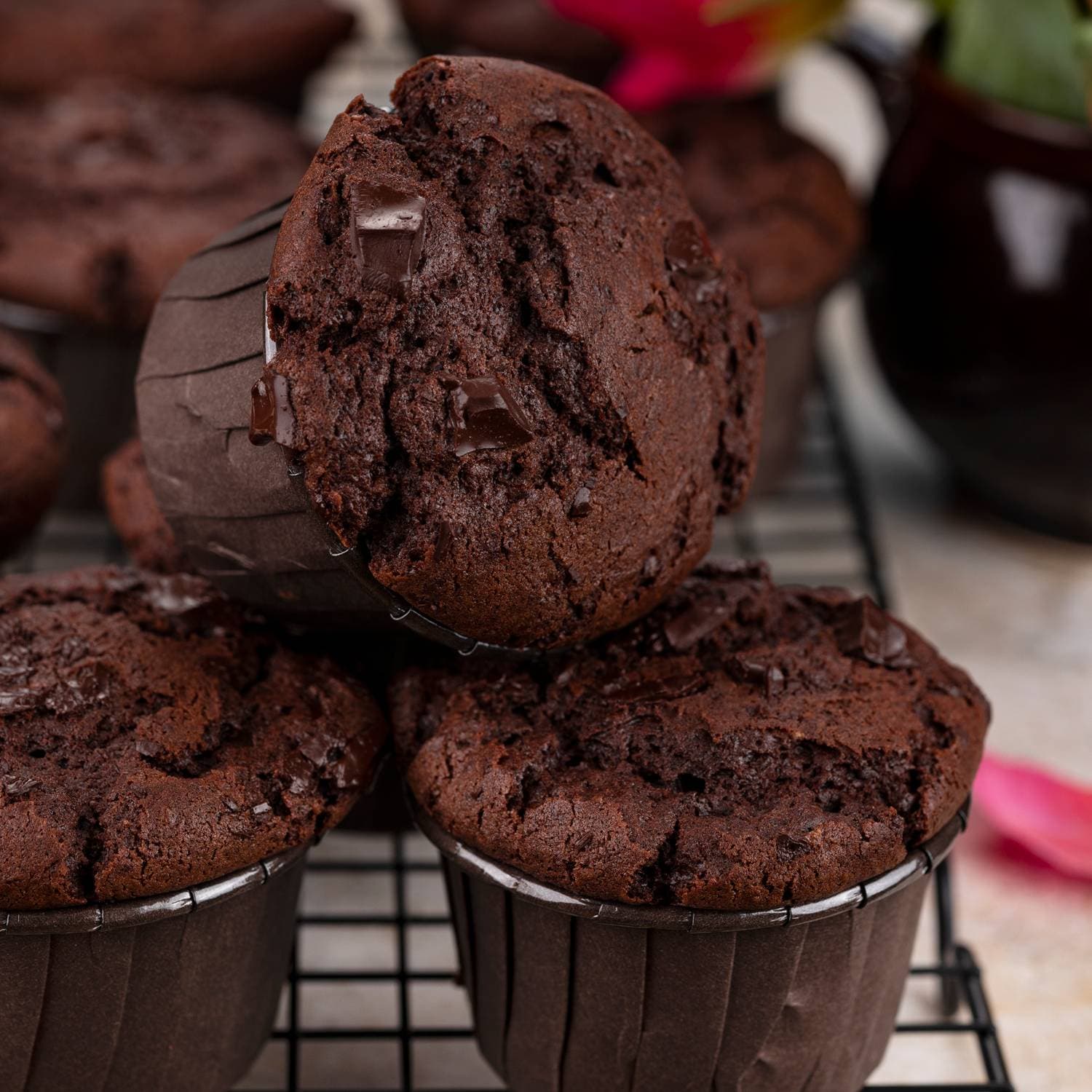 Muffinki czekoladowe