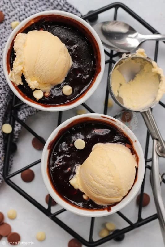 Microwave Brownies for Two
