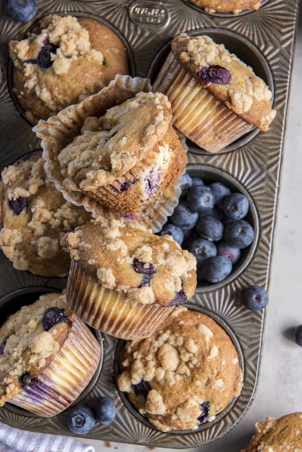Blueberry Cream Cheese Muffins